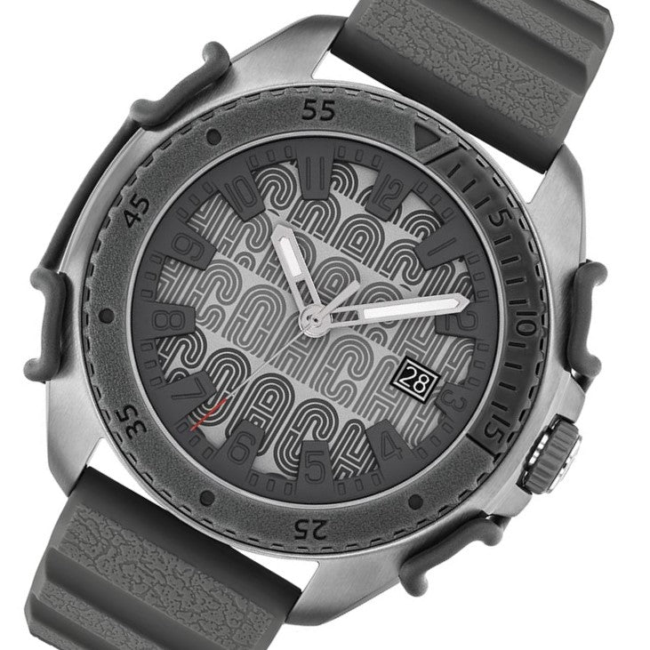 Coach C001 45 mm Grey Silicone Band Men's Watch - 14602451
