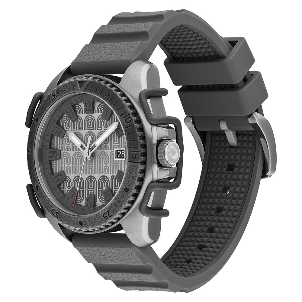 Coach C001 45 mm Grey Silicone Band Men's Watch - 14602451