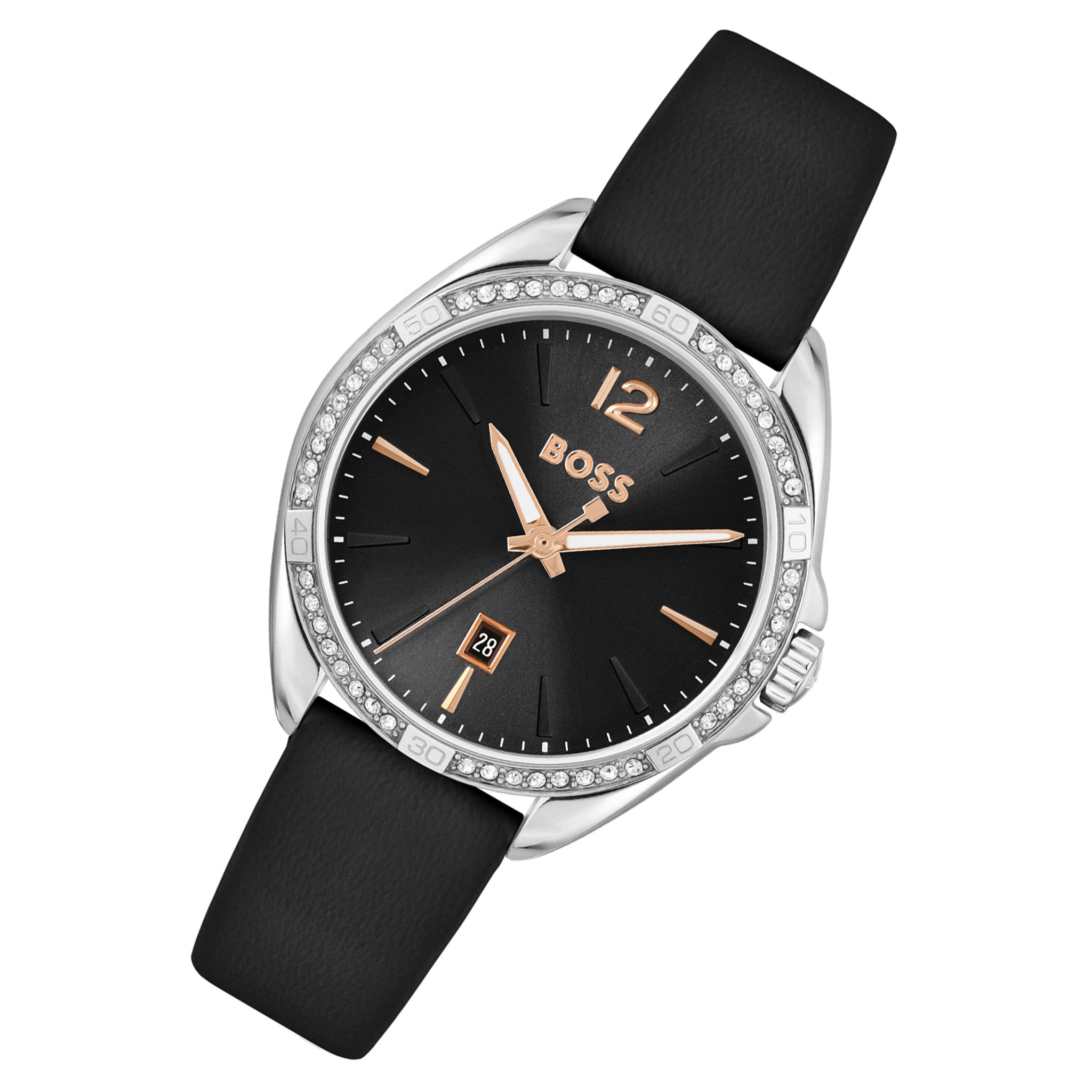 BOSS by Hugo Boss Black Leather Women's Watch - 1502624