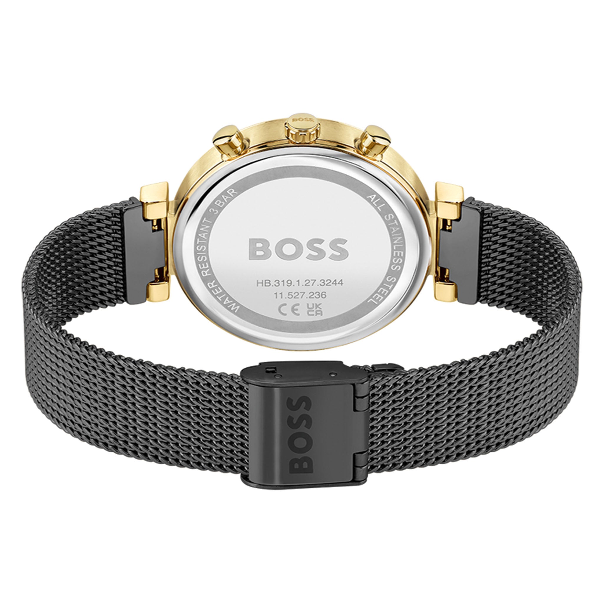 BOSS by Hugo Boss Black Mesh Women's Multi-function Watch - 1502627