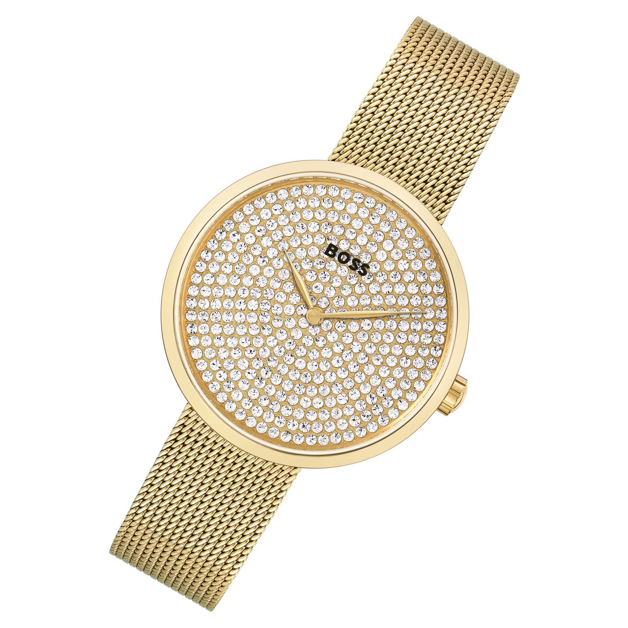 Hugo Boss Gold-Tone Mesh Women's Watch - 1502659