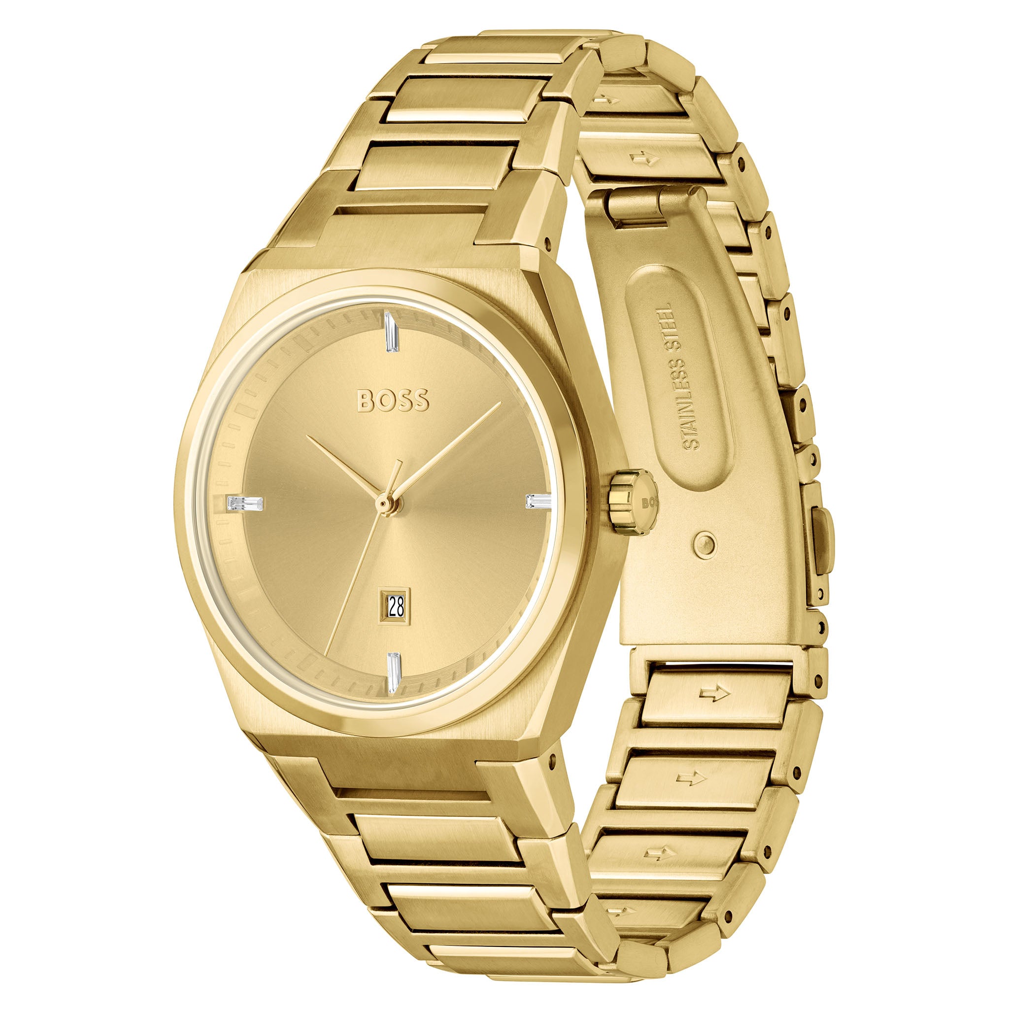 BOSS by Hugo Boss Gold Stainless Steel Women's Watch - 1502672