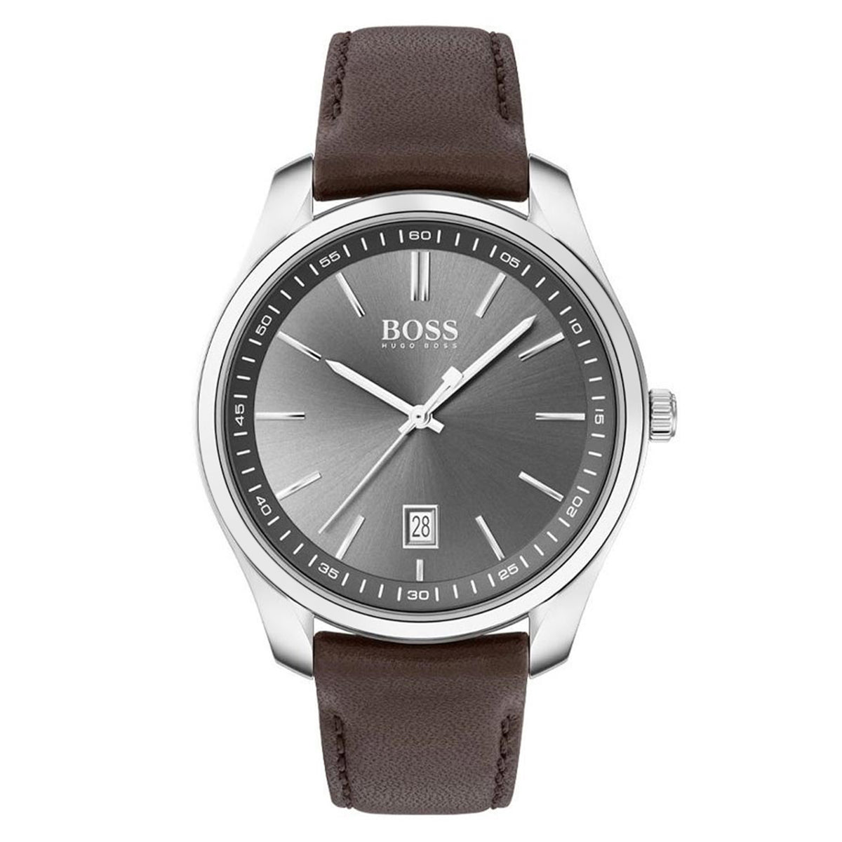 BOSS by Hugo Boss Circuit Brown Leather Men's Watch - 1513726