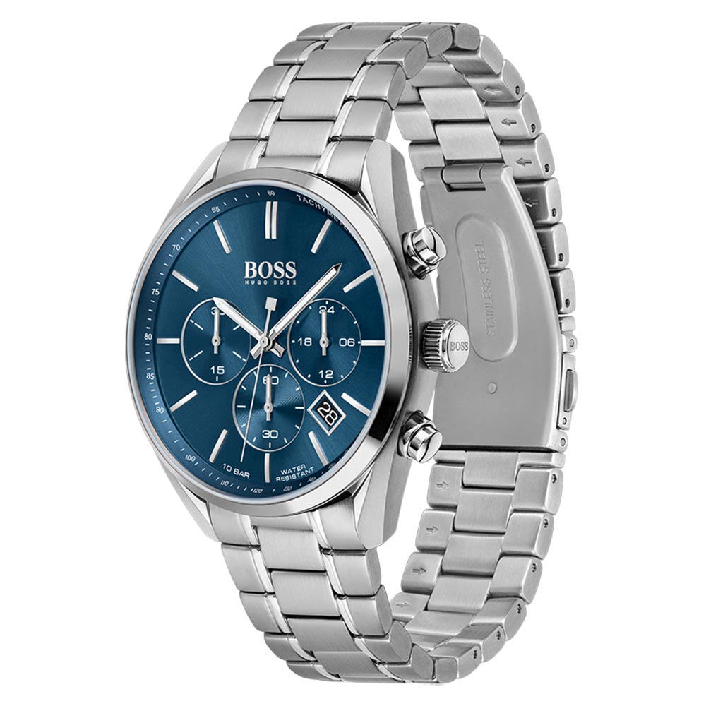 Hugo Boss Champion Stainless Steel Men's Chrono Watch - 1513818