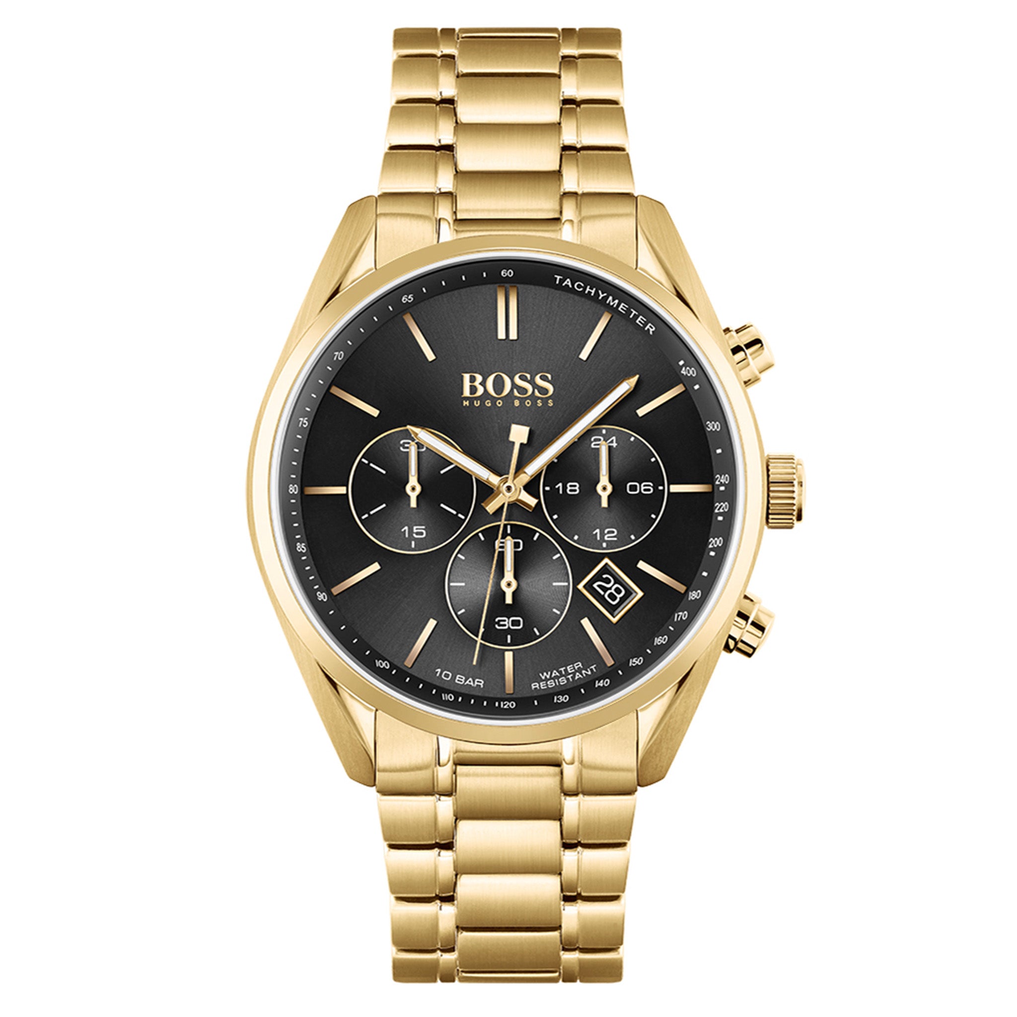 BOSS by Hugo Boss Champion Gold Steel Men's Chrono Watch - 1513848