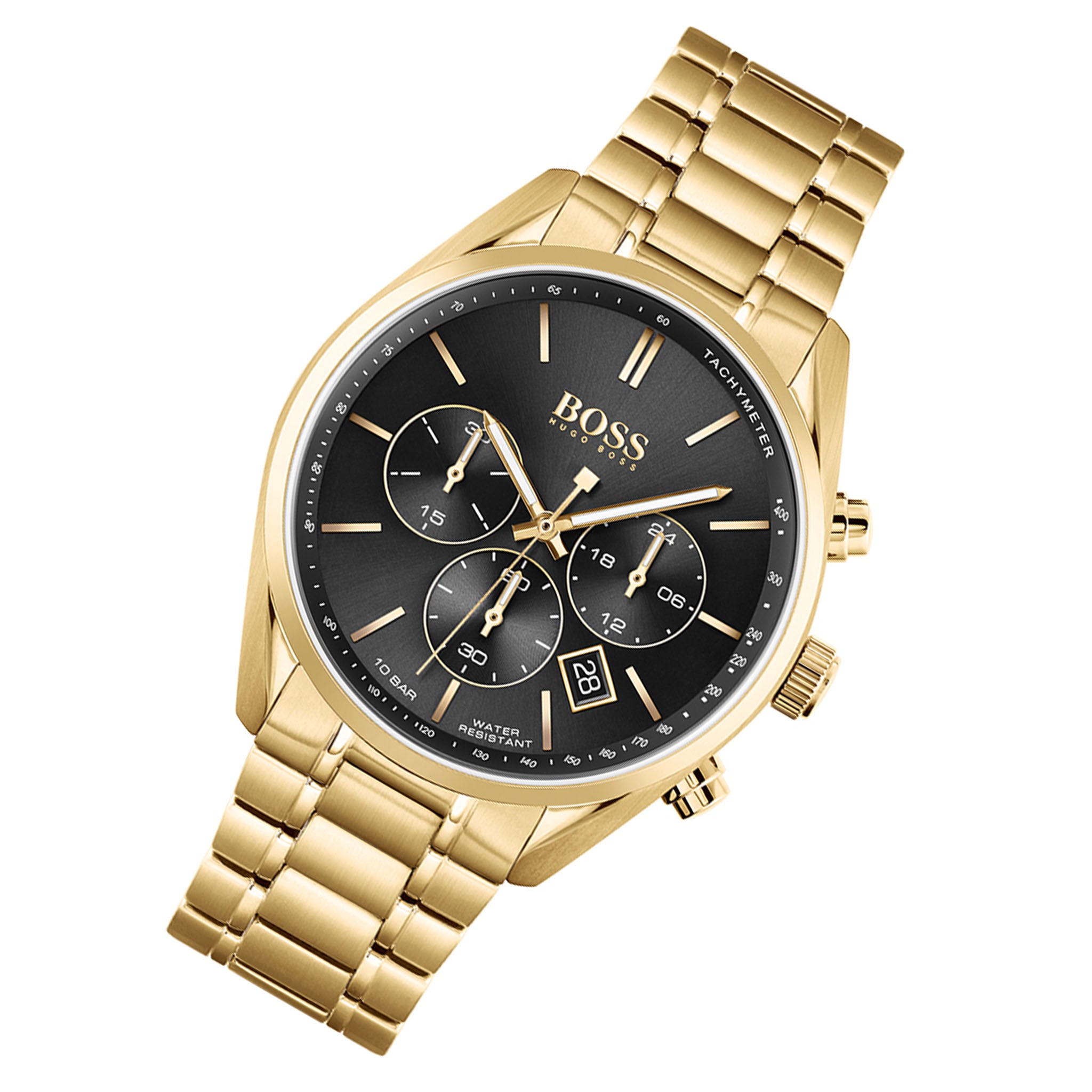 BOSS by Hugo Boss Champion Gold Steel Men's Chrono Watch - 1513848