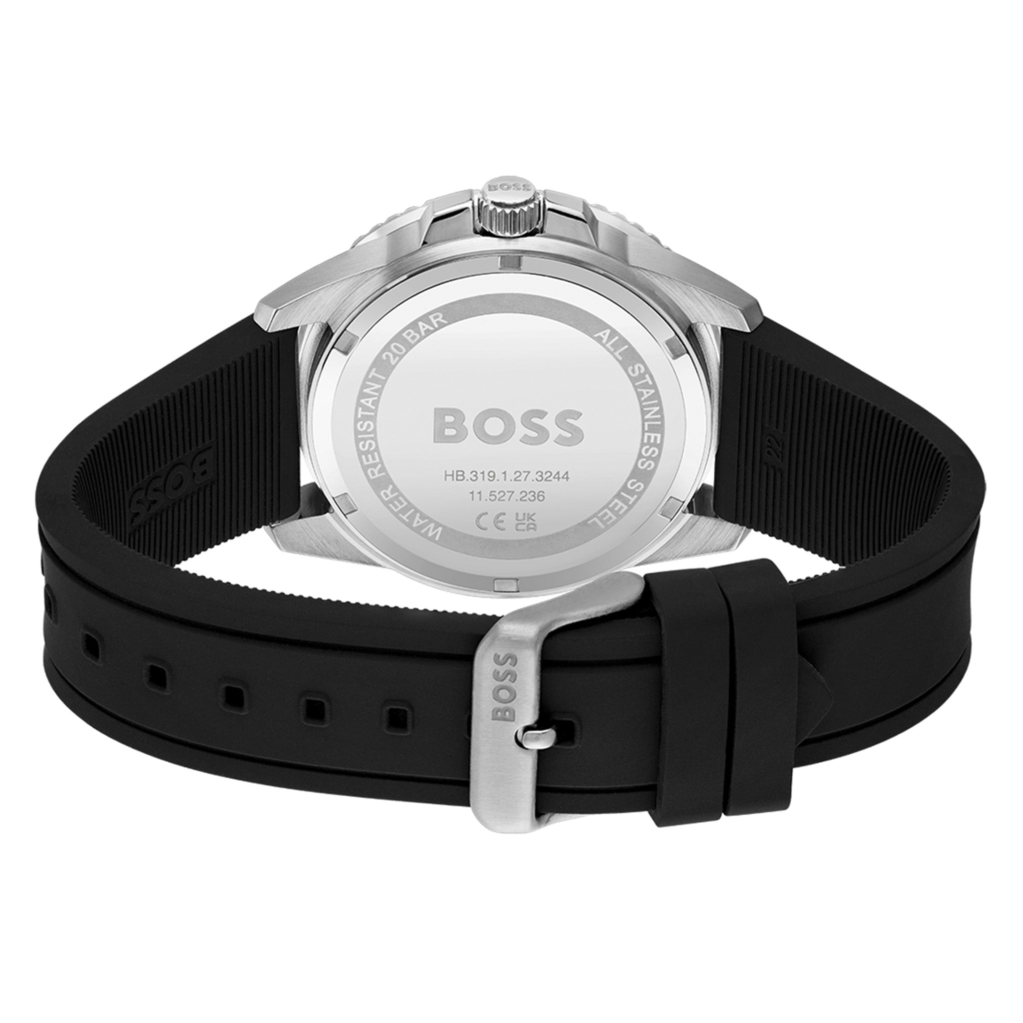 BOSS by Hugo Boss Black Silicone Men's Watch - 1513913