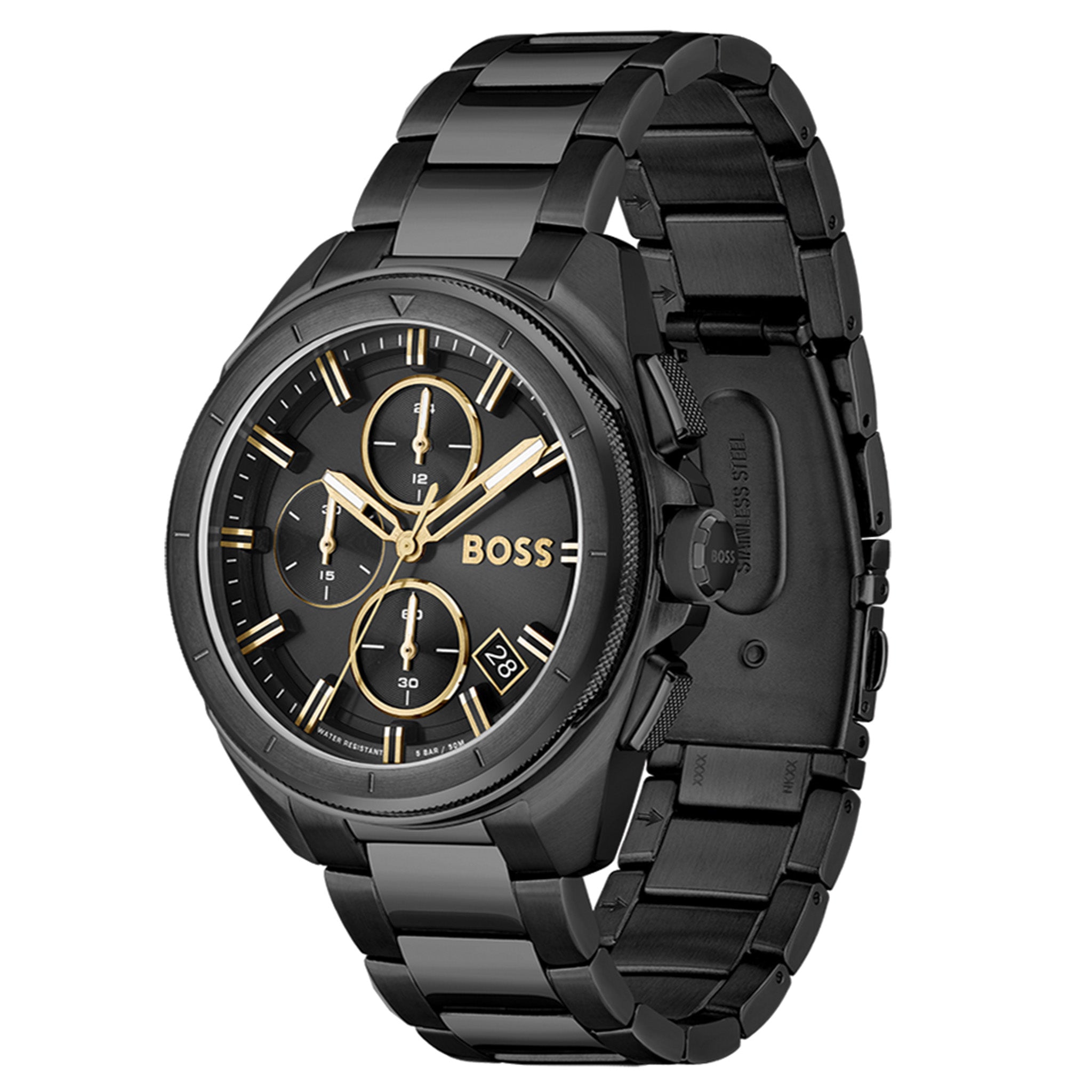BOSS by Hugo Boss Black Steel Men's Chrono Watch - 1513950
