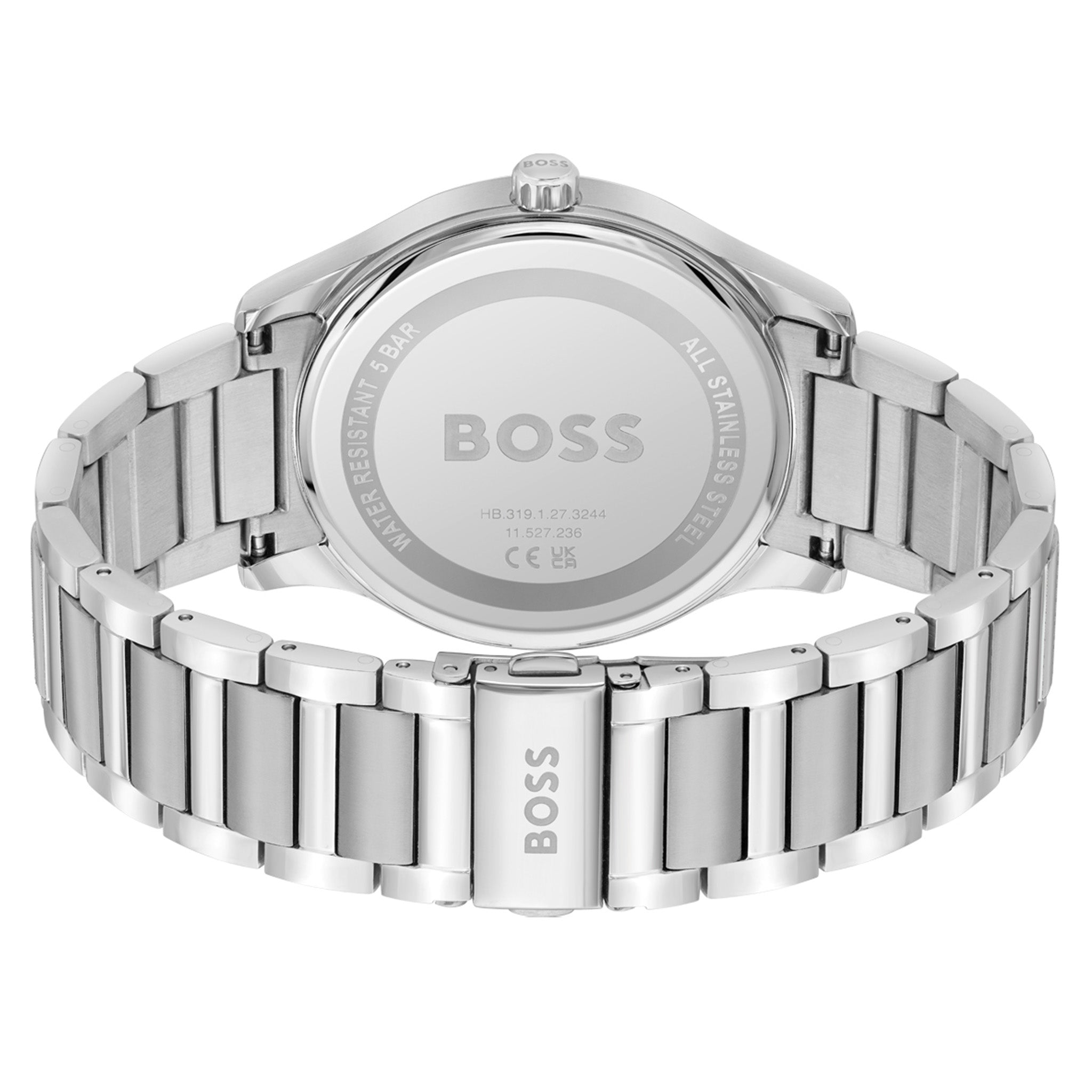 BOSS by Hugo Boss Stainless Steel Grey Dial Men's Watch - 1513979