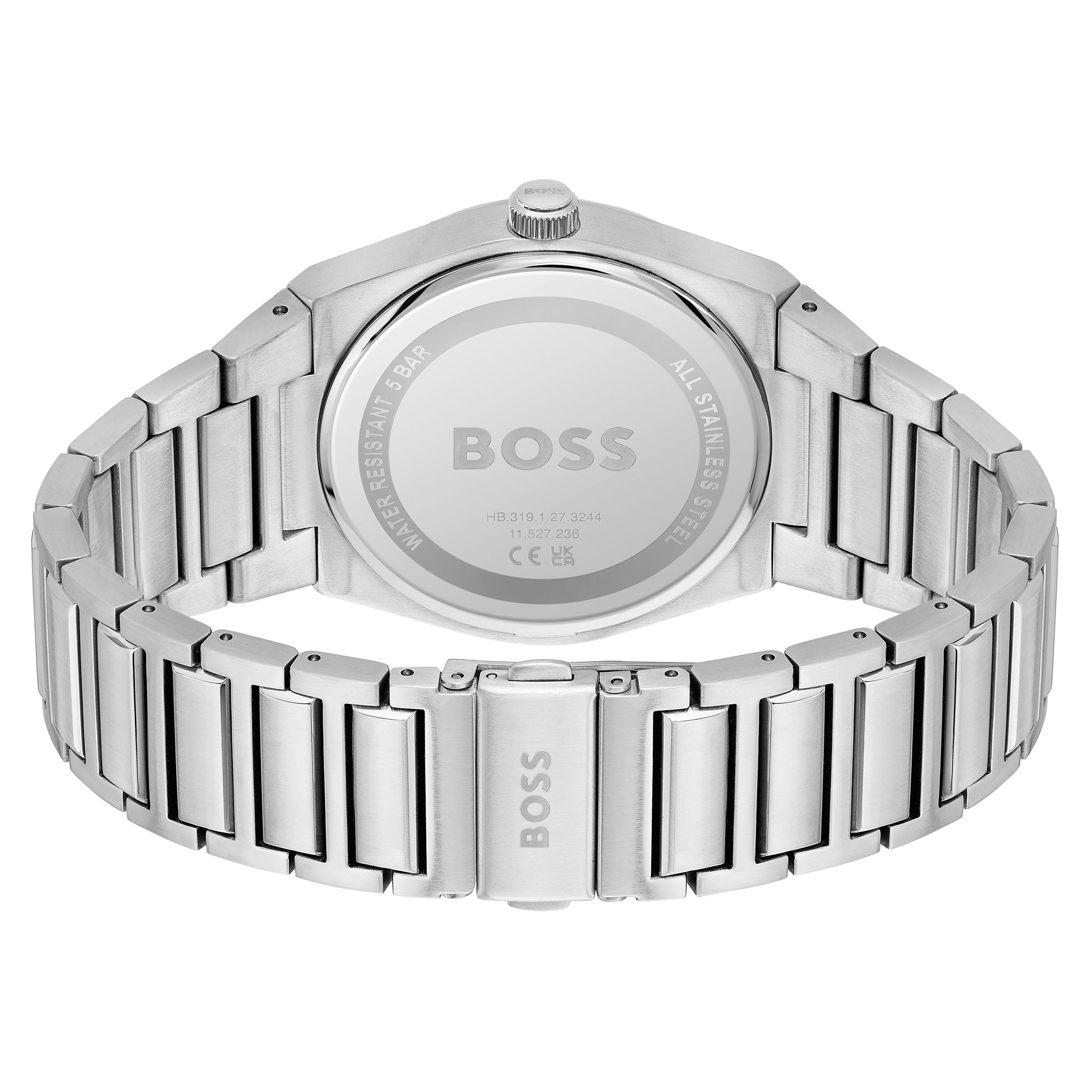 BOSS by Hugo Boss Stainless Steel Grey Dial Men's Watch - 1513992