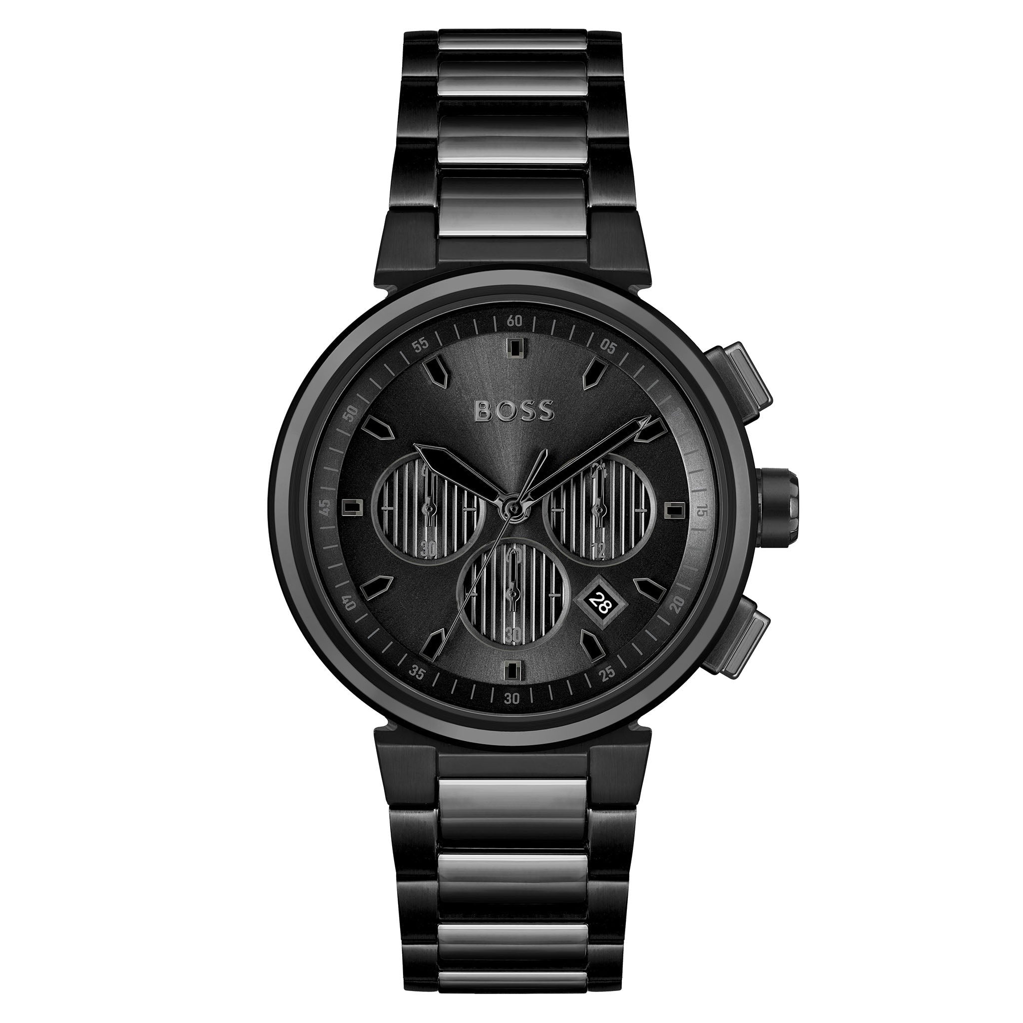 BOSS by Hugo Boss Black Steel Chronograph Men's Watch - 1514001