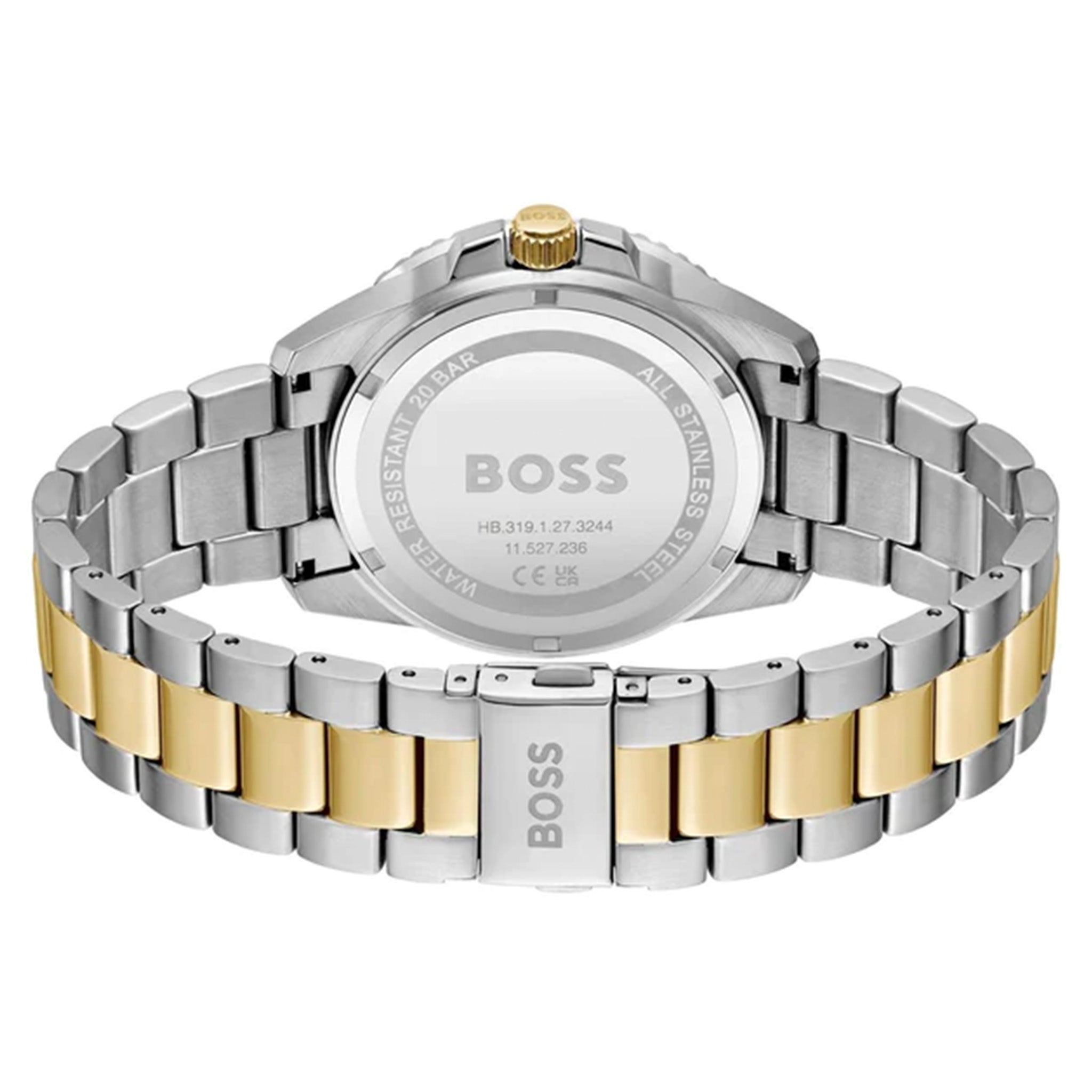 BOSS by Hugo Boss Gold Steel Olive Green Dial Men's Watch - 1514011