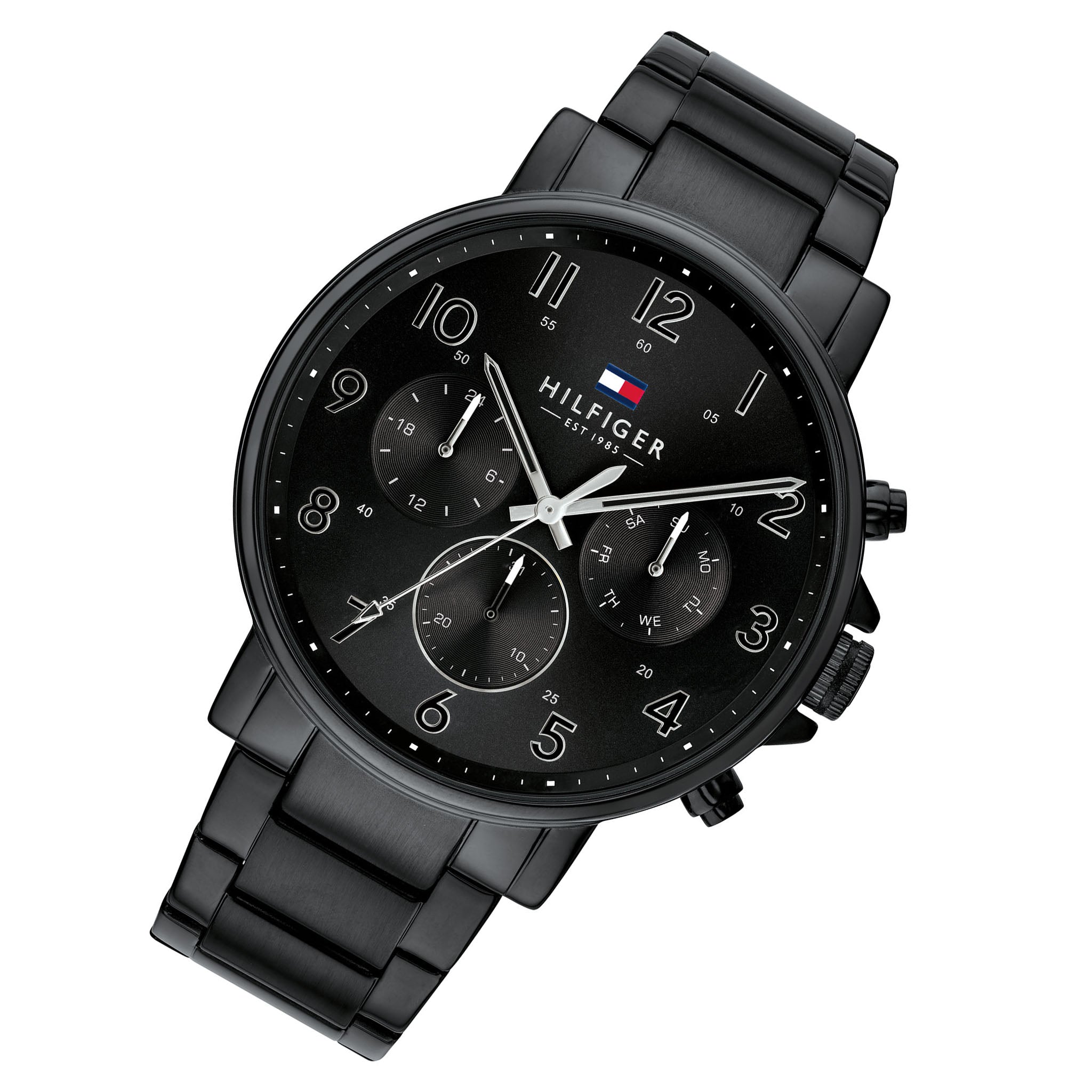 Tommy Hilfiger Multi-function Black Steel Men's Watch - 1710383