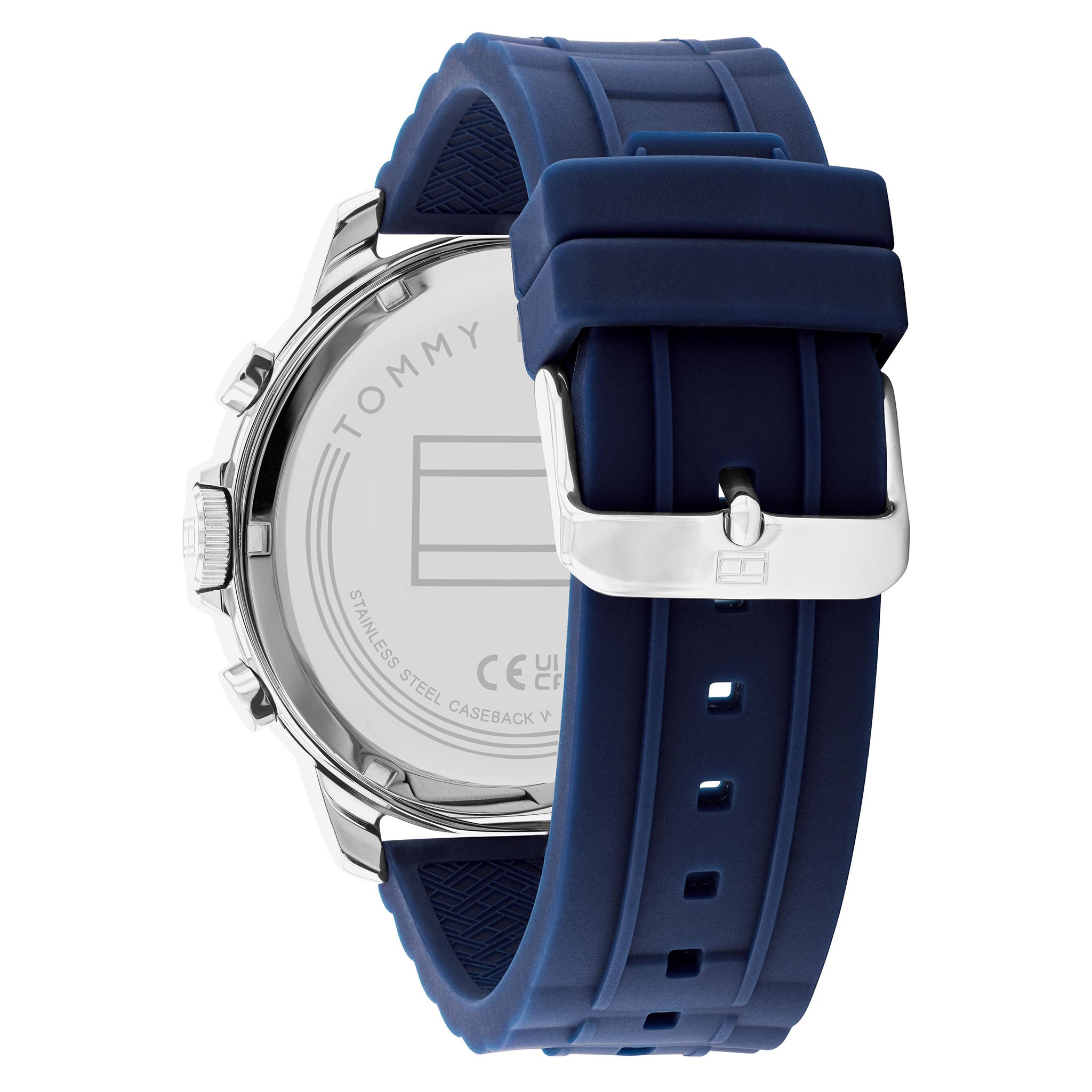 Tommy Hilfiger Navy Silicone Band Men's Multi-function Watch - 1710489