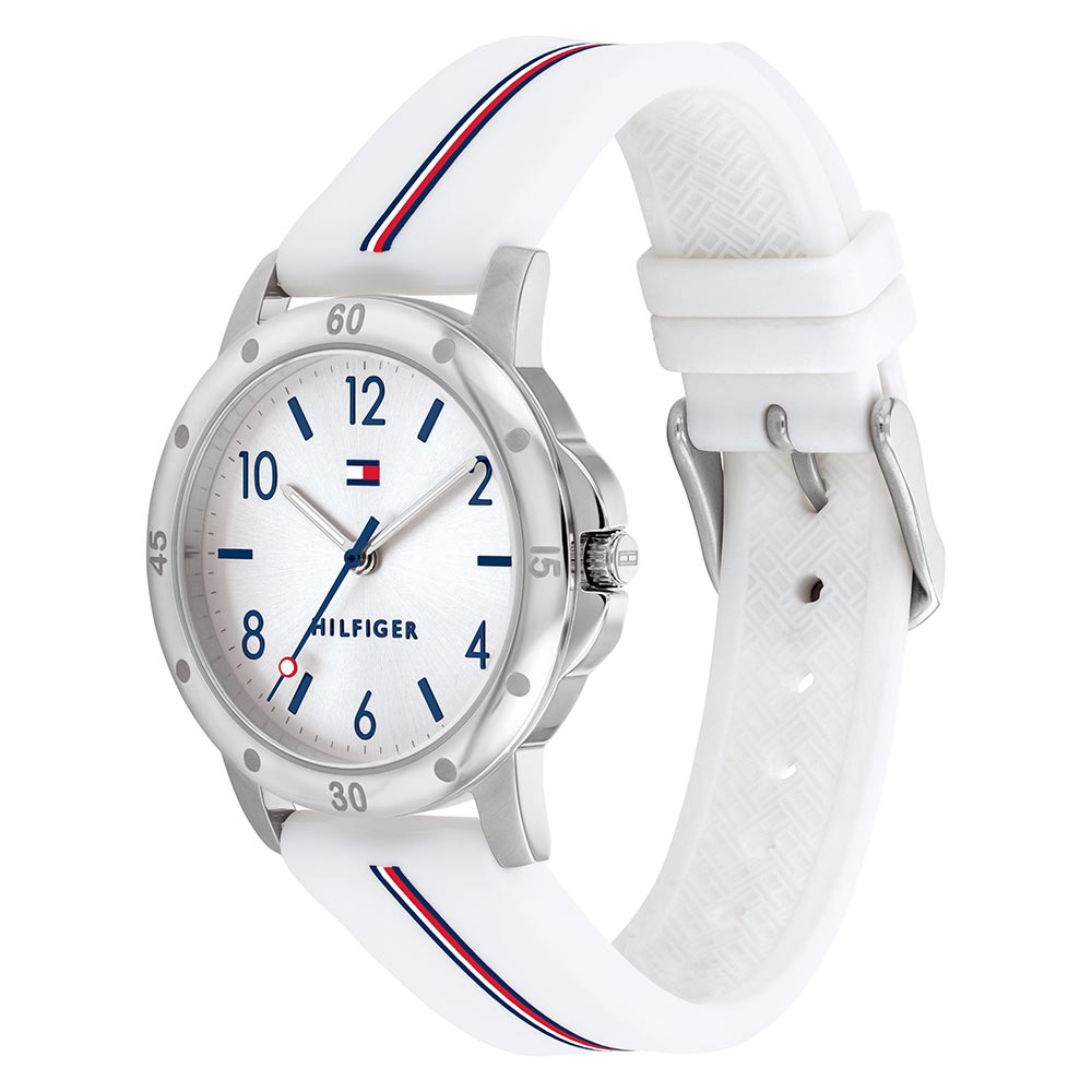 Tommy Hilfiger White Silicone Kids Watch - 1720014