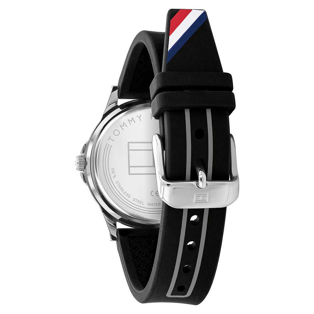Tommy Hilfiger Black Silicone Kids Watch - 1720017