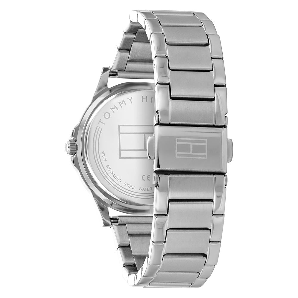 Tommy Hilfiger Silver Steel Blue Dial Kids Watch - 1720018