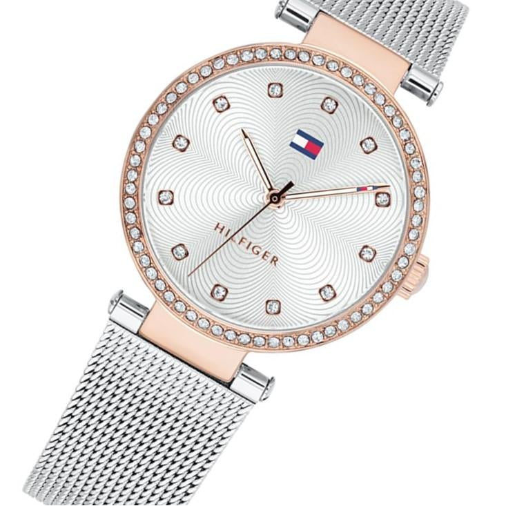 Tommy Hilfiger Silver Mesh Ladies Watch - 1781863