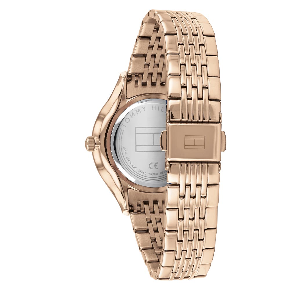 Tommy Hilfiger Rose Gold Steel Ladies Watch - 1782212