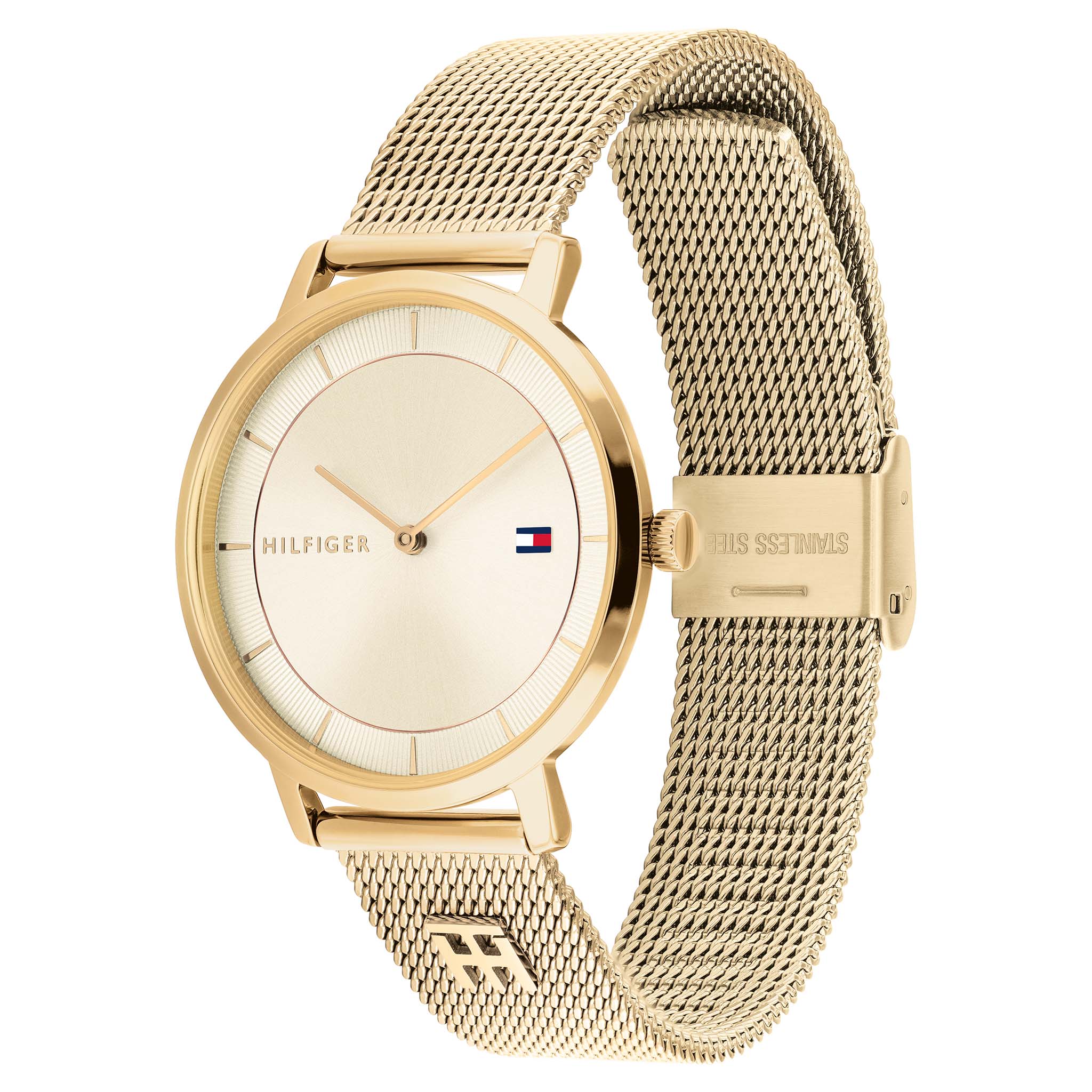 Tommy Hilfiger Gold Mesh Women's Watch - 1782286