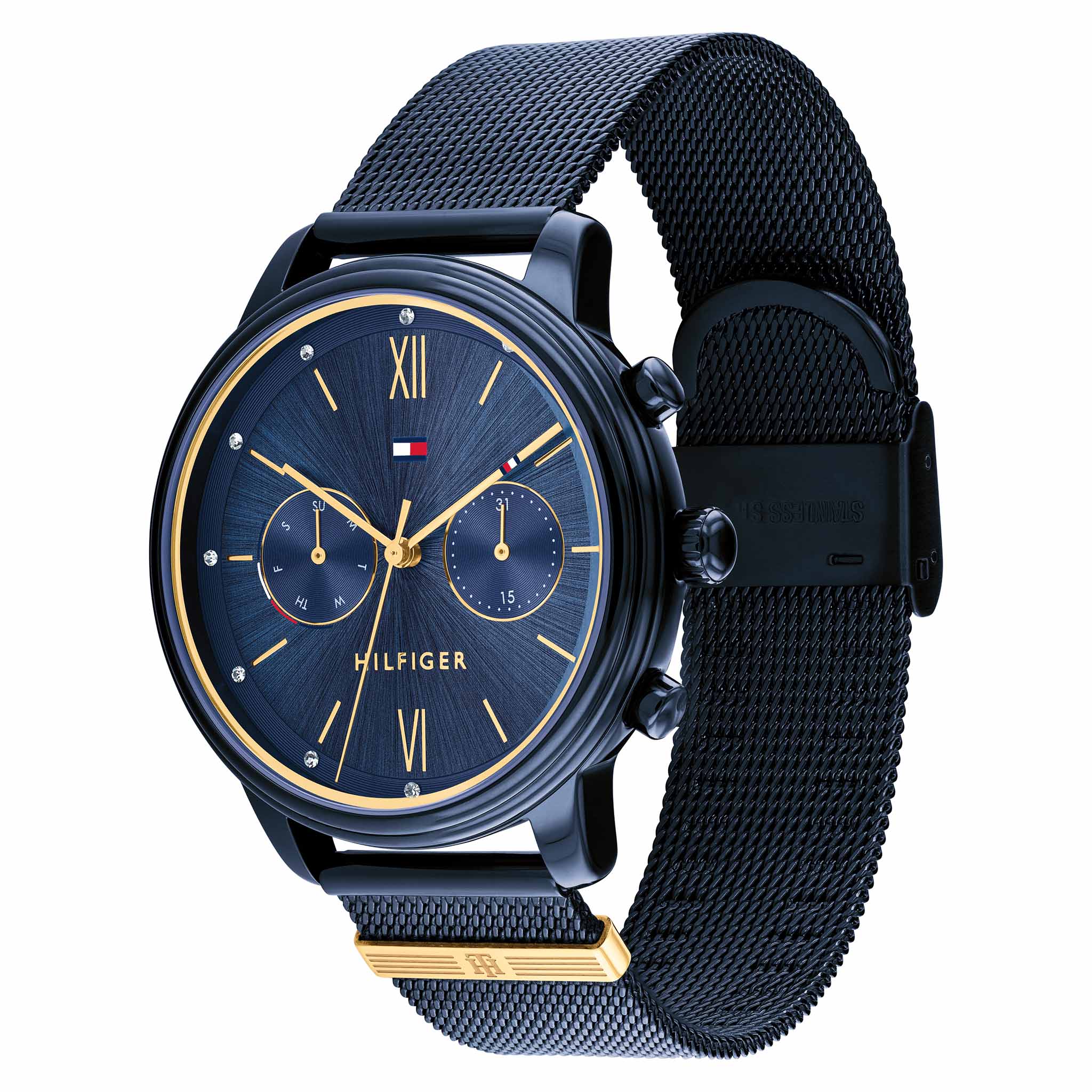 Tommy Hilfiger Blake Blue Mesh Ladies Multi-function Watch - 1782305