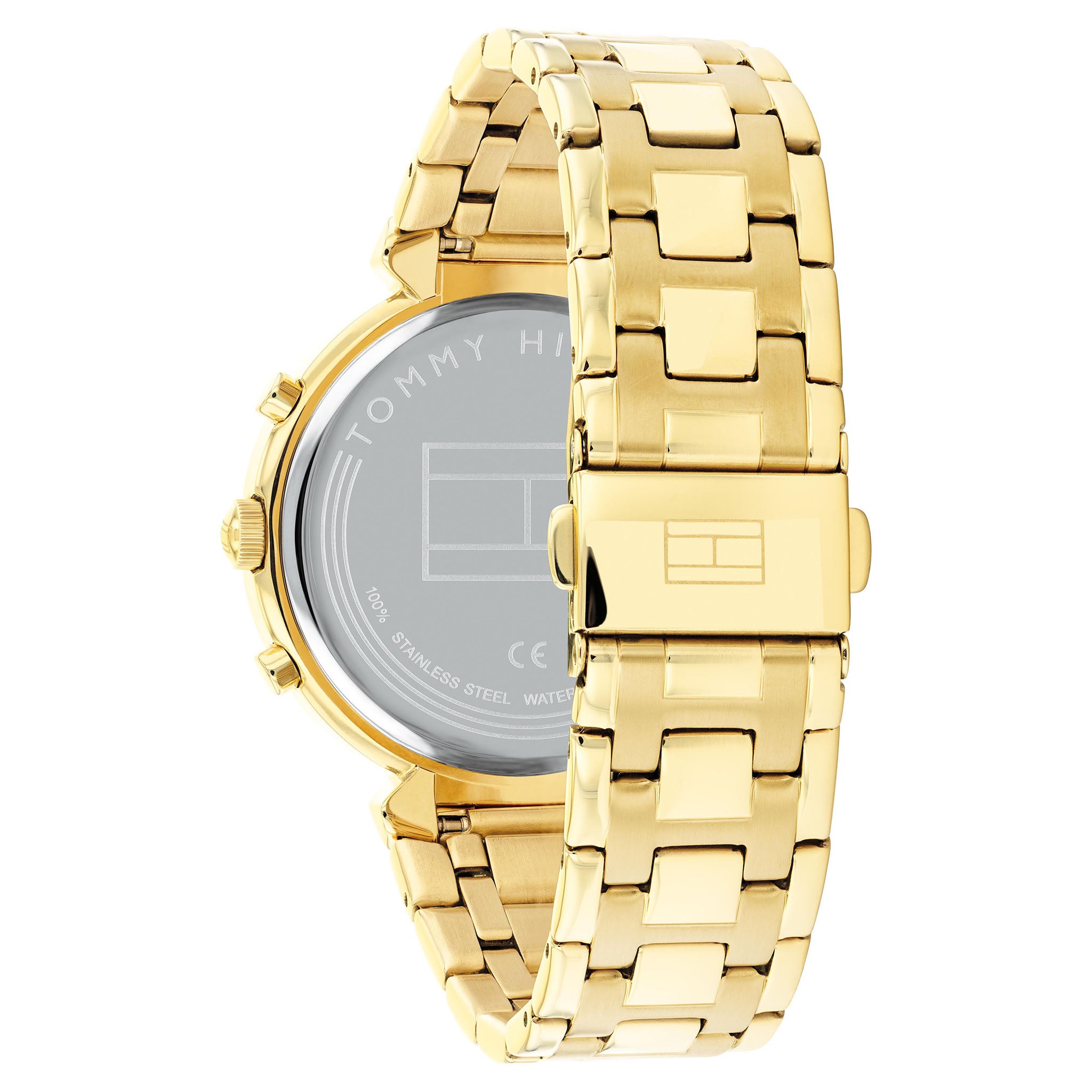 Tommy Hilfiger Gold Steel White Dial Women's Multi-function Watch - 1782344
