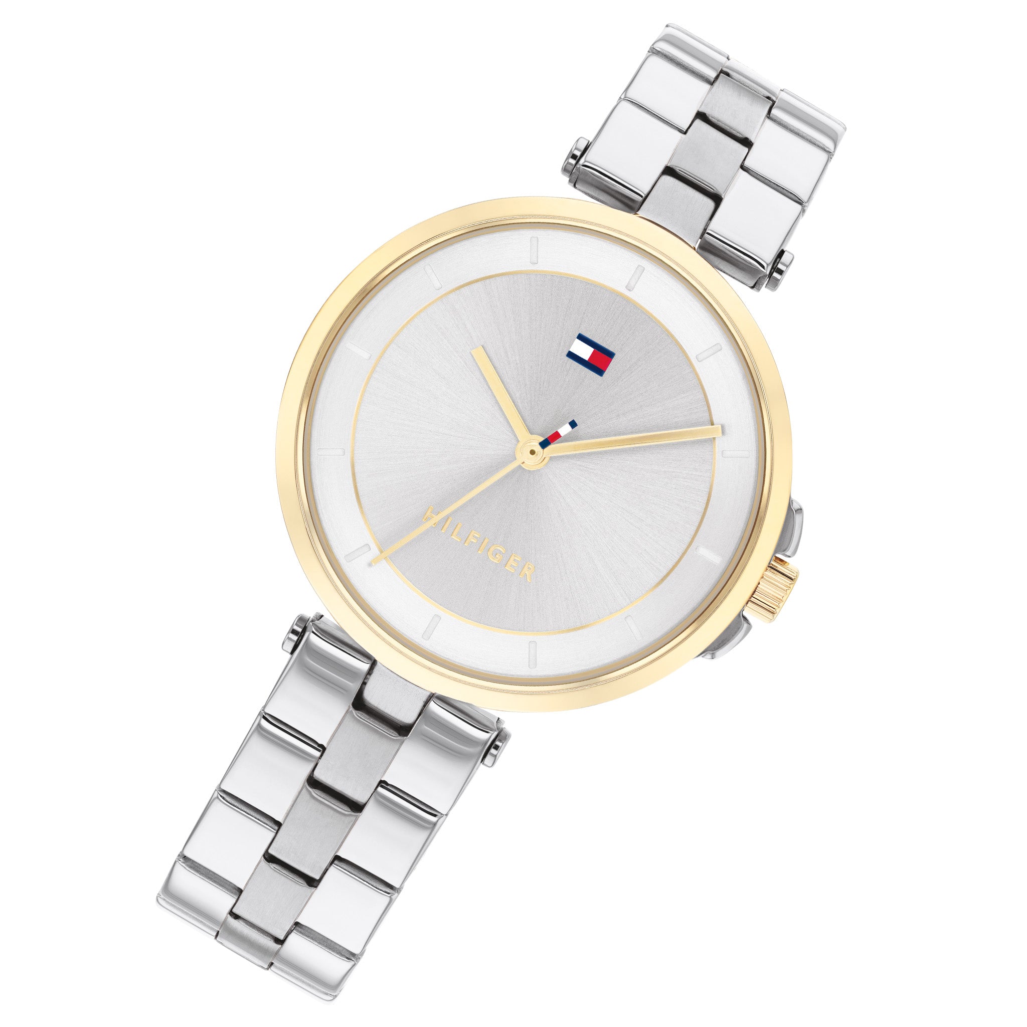 Tommy Hilfiger Stainless Steel Silver Dial Women's Watch - 1782360