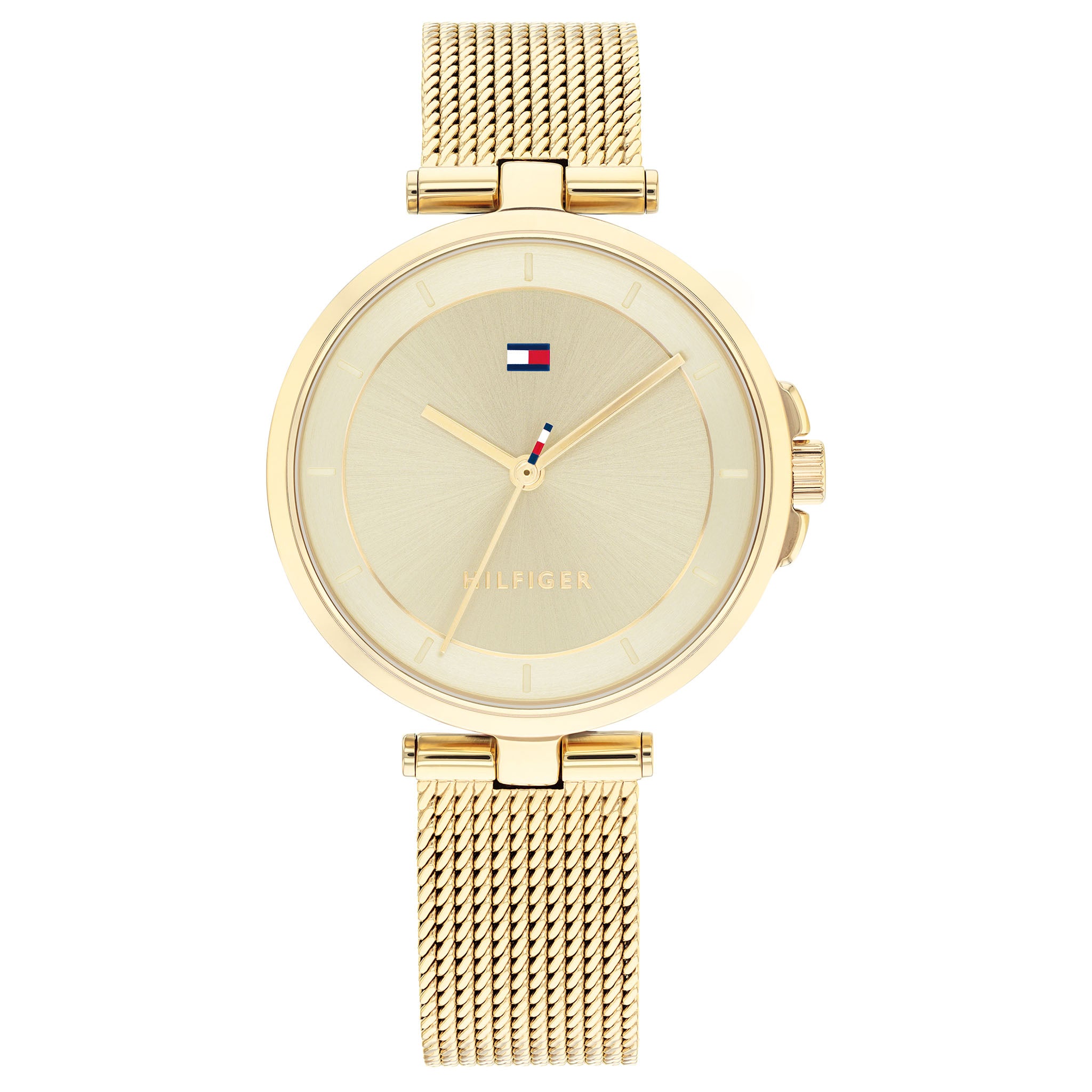 Tommy Hilfiger Classic Gold Mesh Women's Watch - 1782362