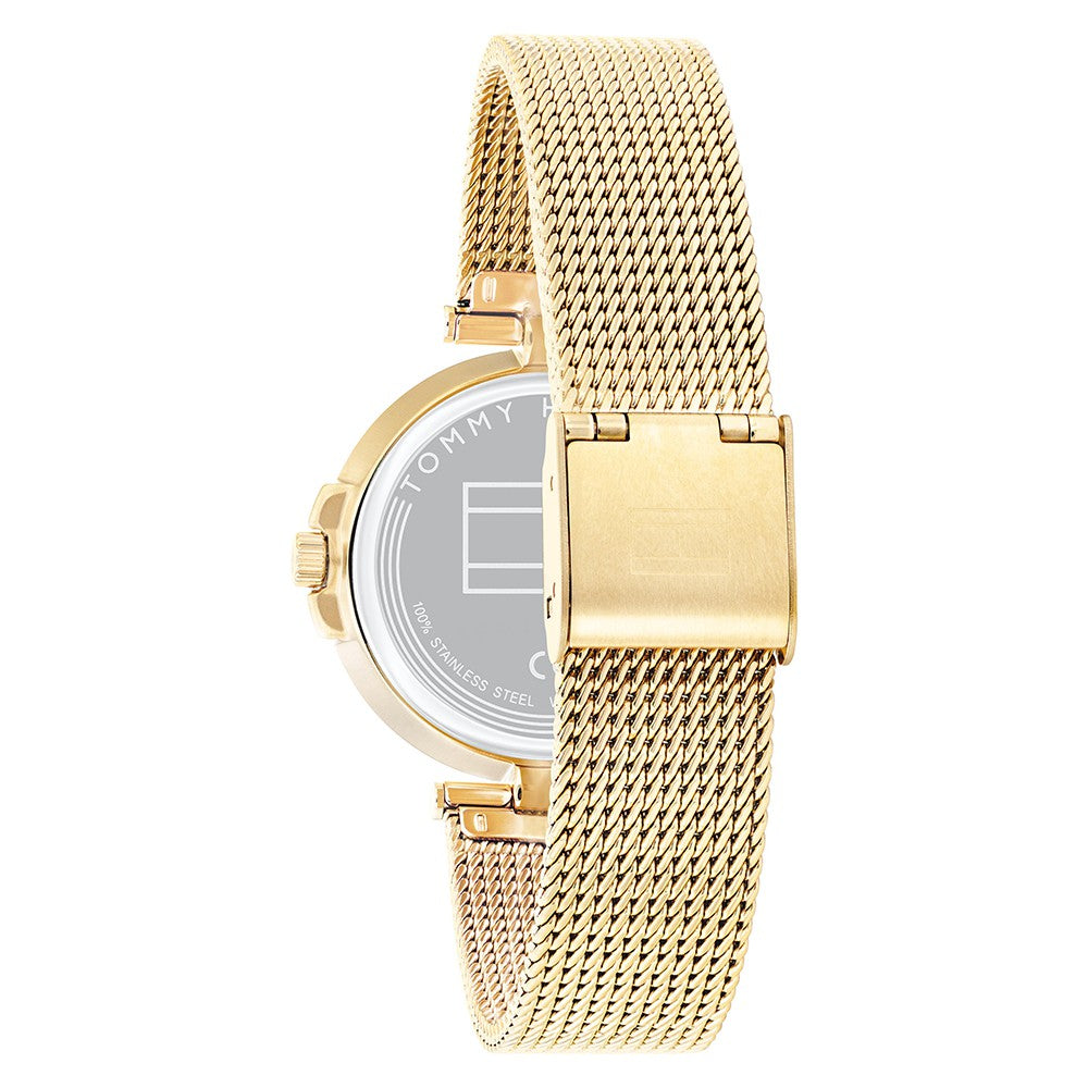 Tommy Hilfiger Classic Gold Mesh Women's Watch - 1782362