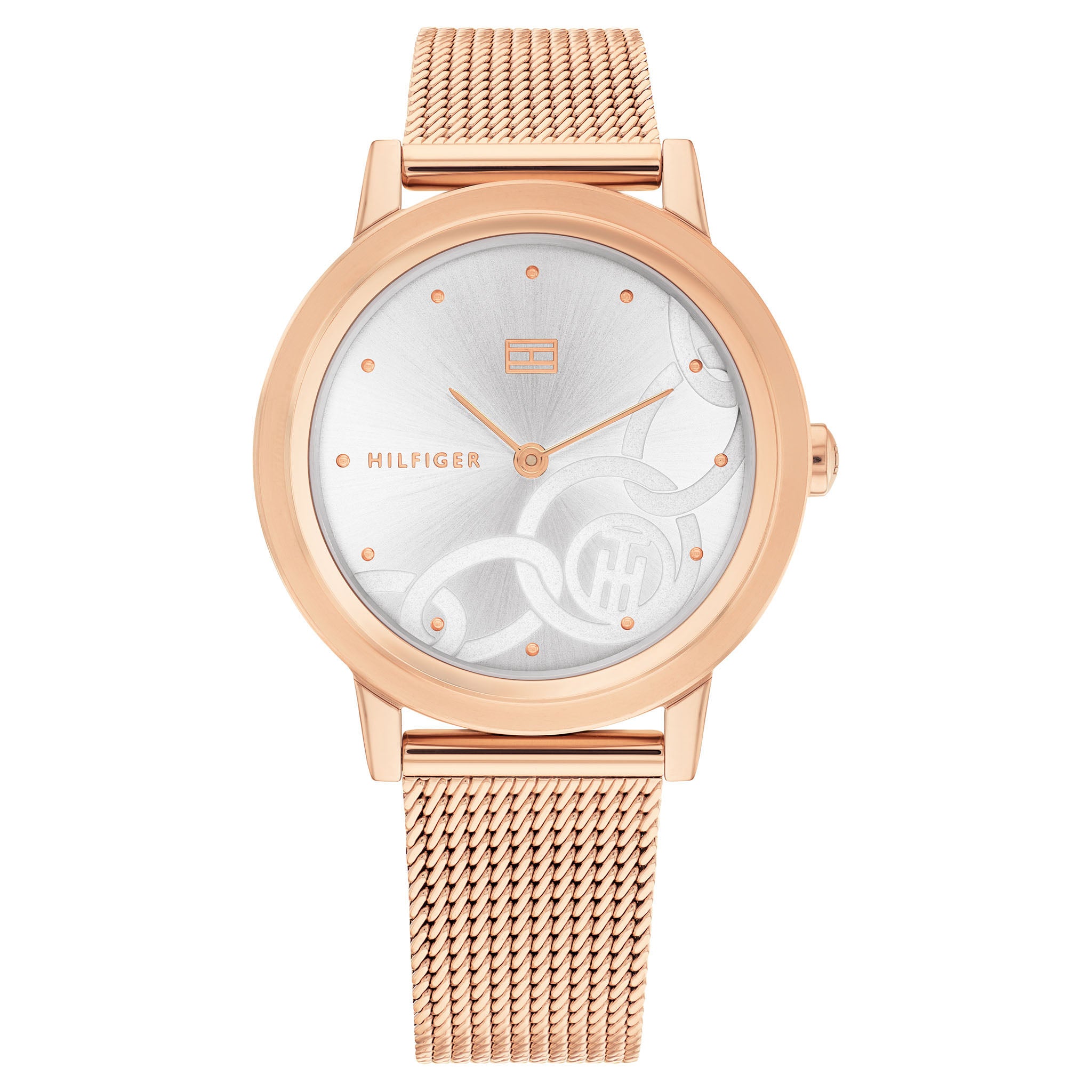 Tommy Hilfiger Carnation Gold Mesh Women's Basic Watch - 1782441