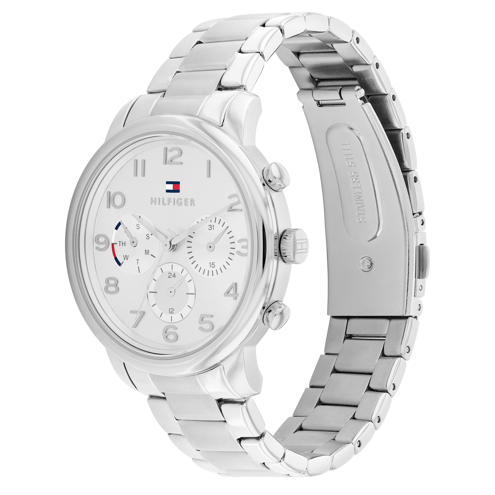Tommy Hilfiger Silver Steel Women's Multi-function Watch - 1782523