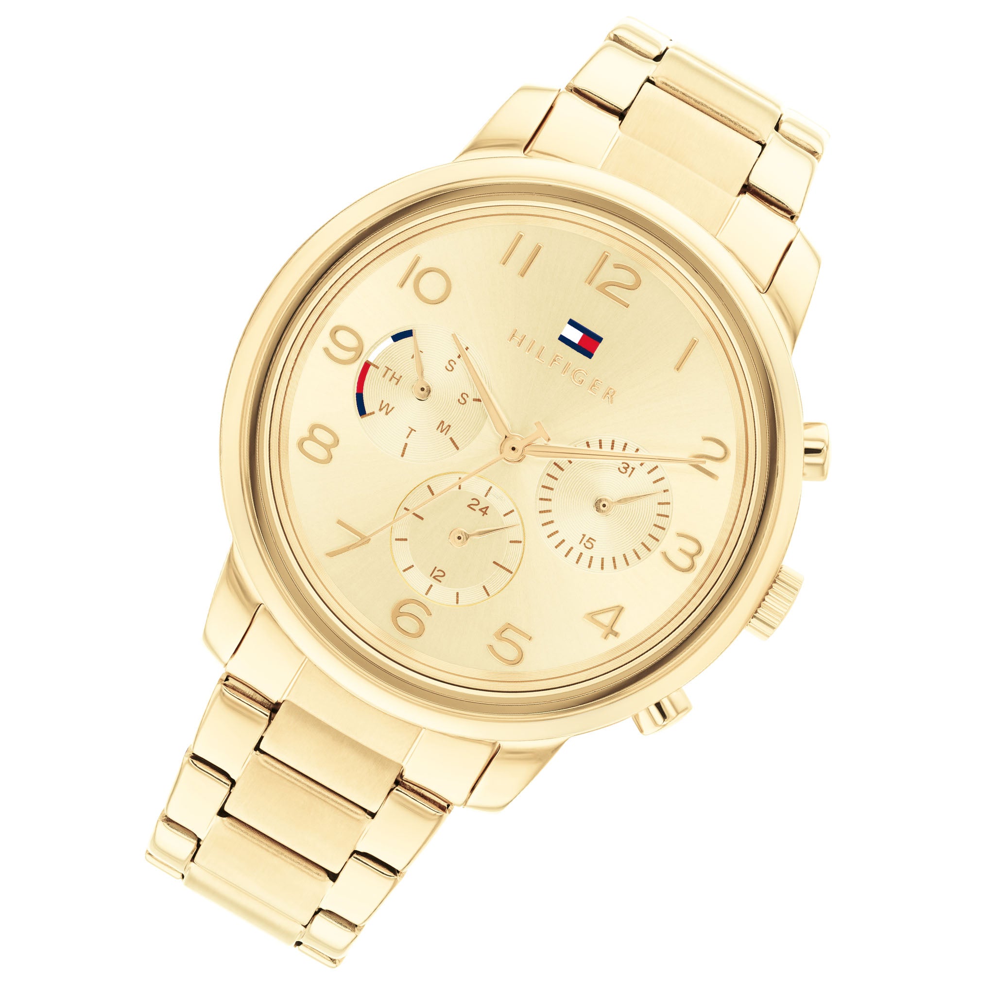 Tommy Hilfiger Gold Steel Multi-Function Women's Watch - 1782525