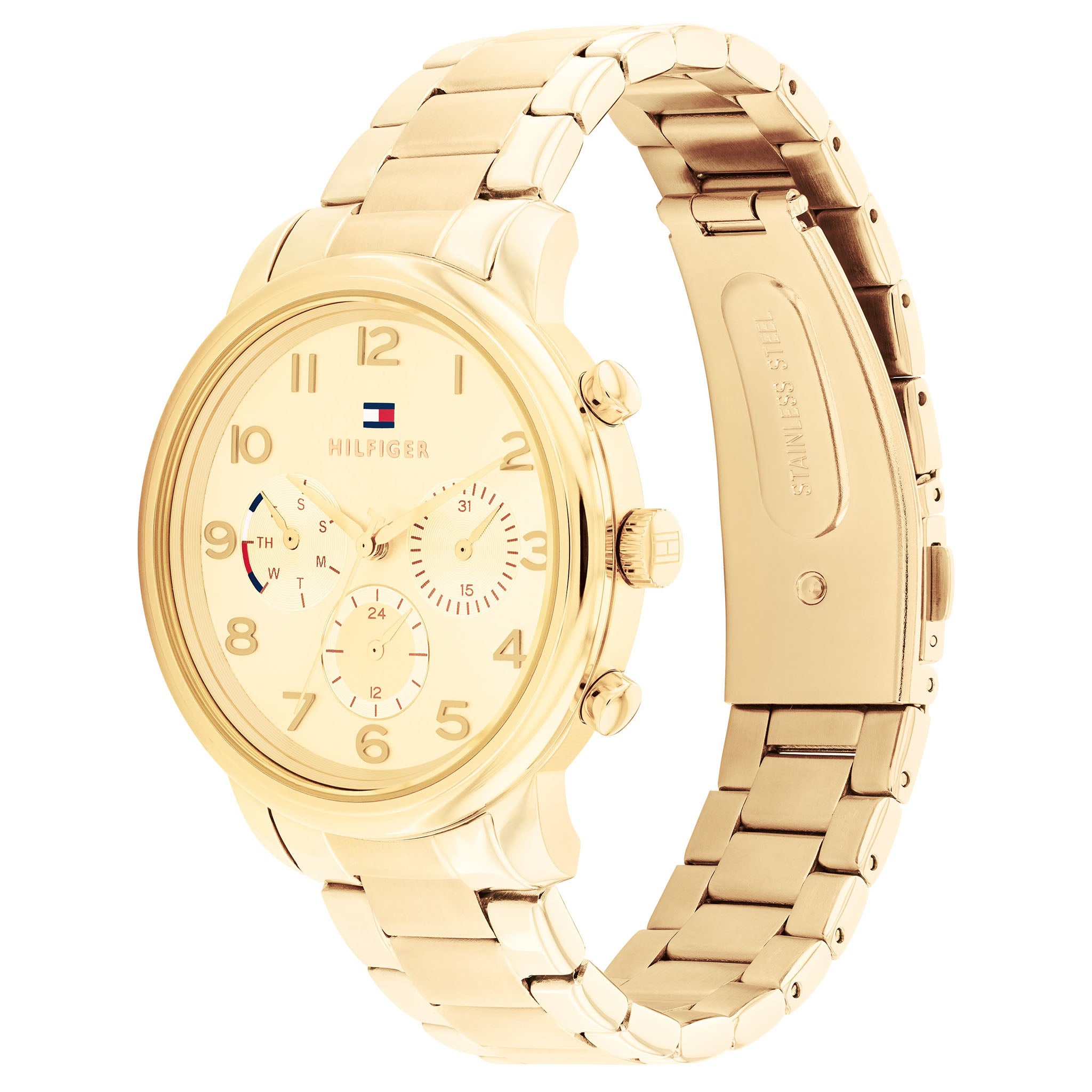 Tommy Hilfiger Gold Steel Multi-Function Women's Watch - 1782525