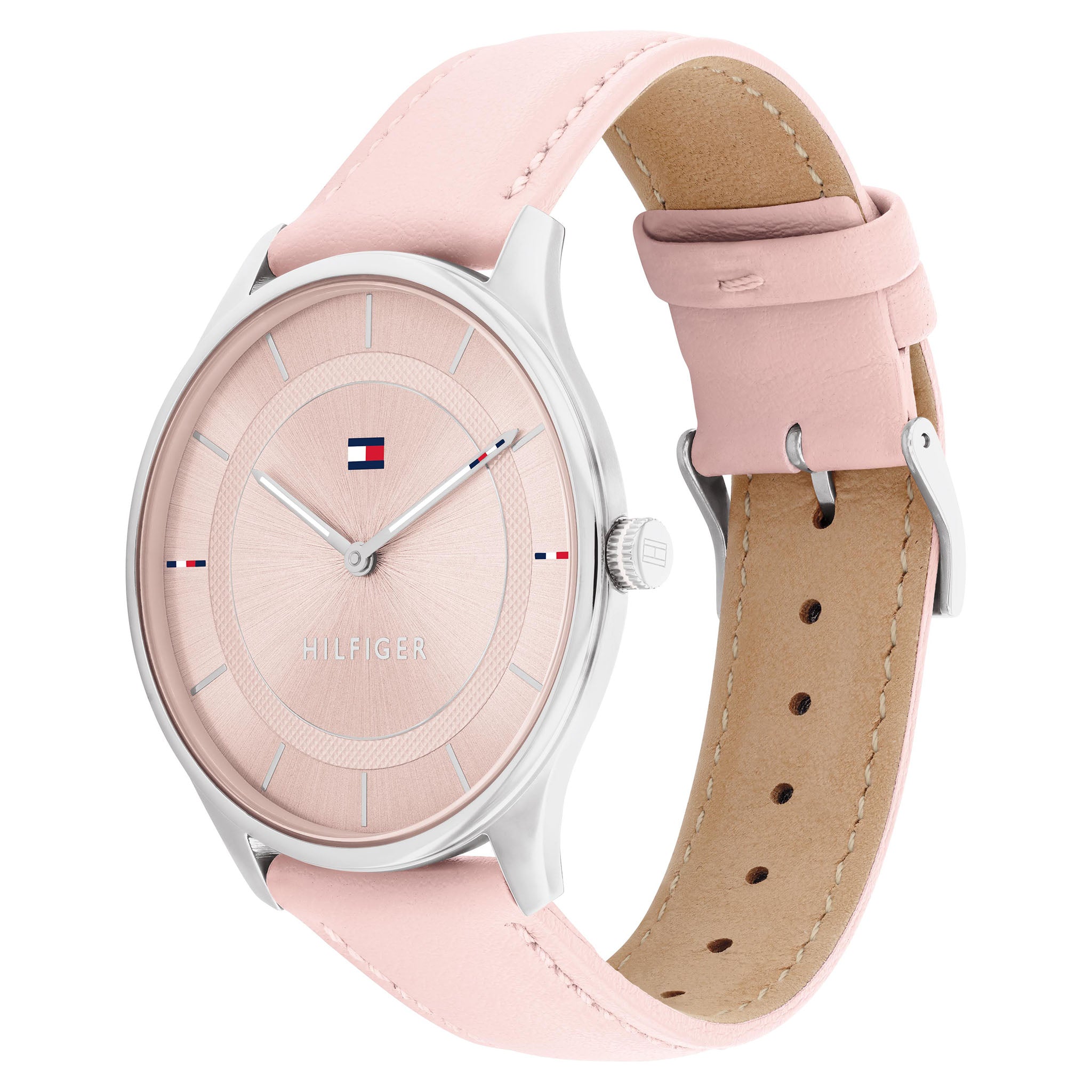 Tommy Hilfiger Blush Leather Slim Women's Watch - 1782527