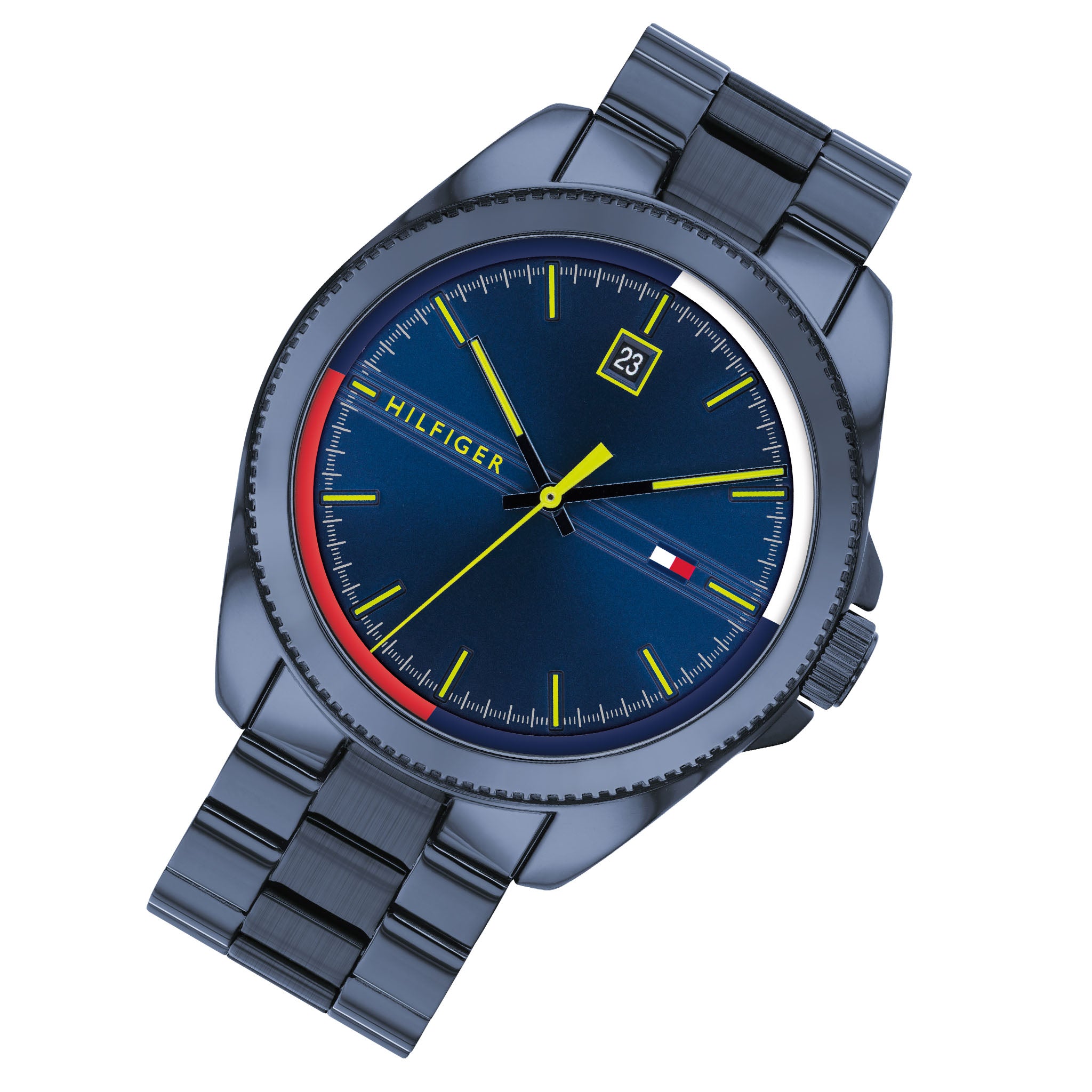 Tommy Hilfiger Ionic Plated Blue Steel Men's Watch - 1791689