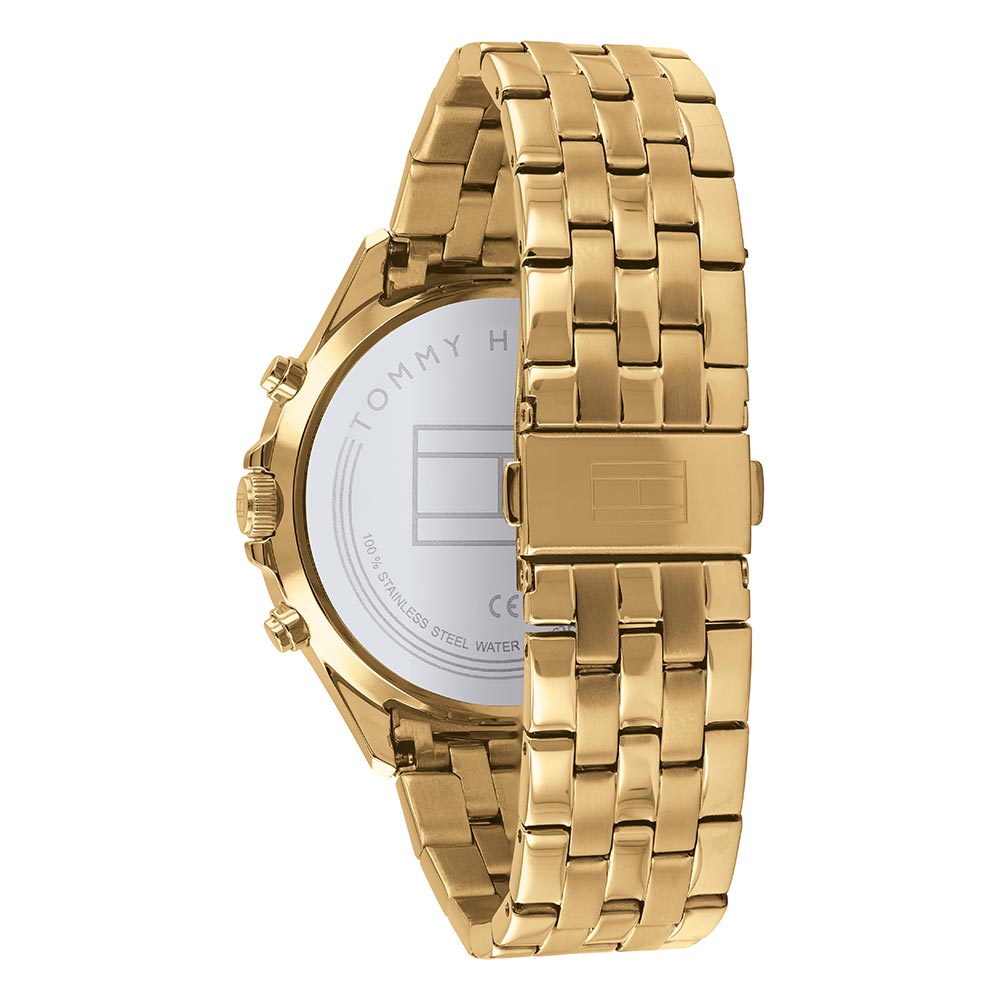 Tommy Hilfiger Gold Steel Men's Multi-function Watch - 1791708