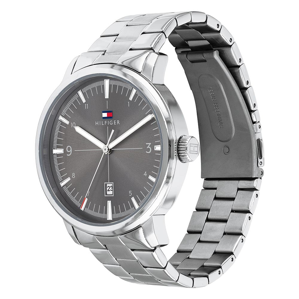 Tommy Hilfiger Essentials Silver Steel Men's Watch - 1791752