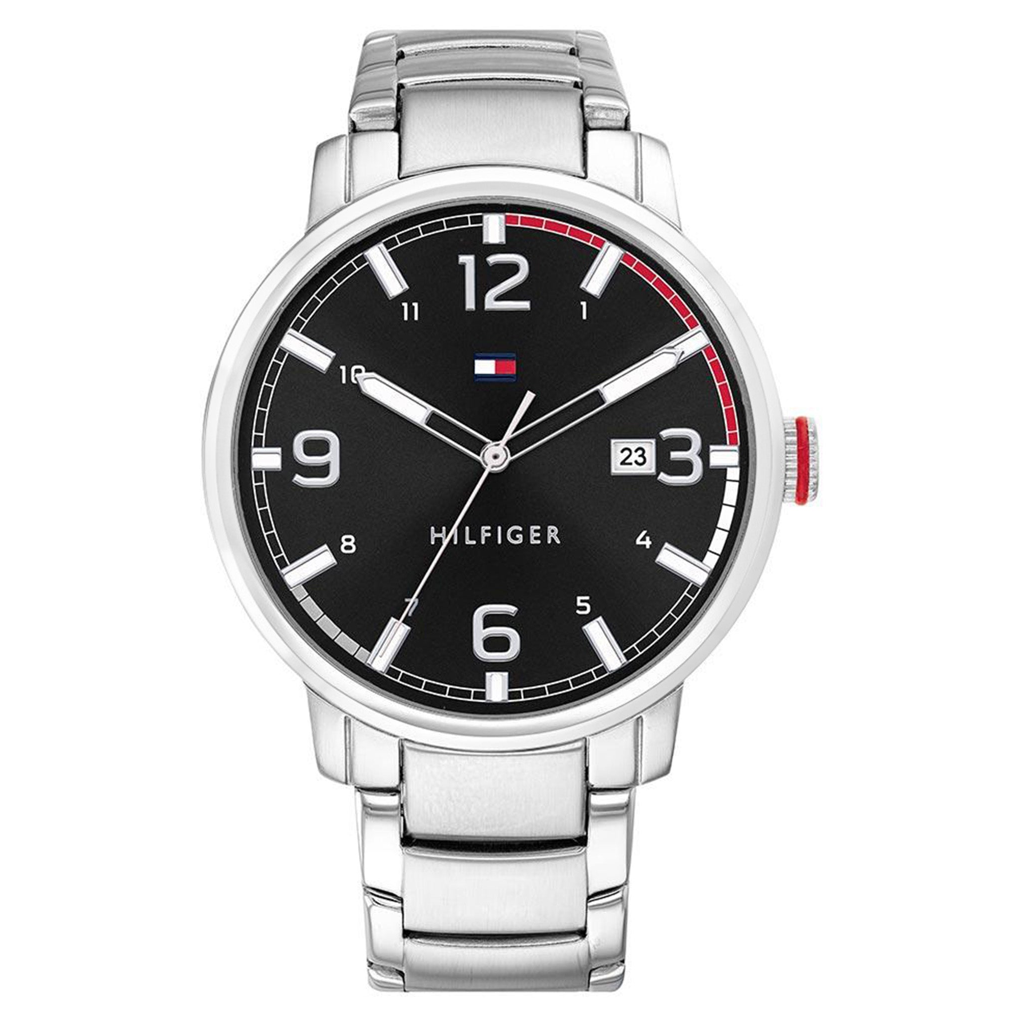 Tommy Hilfiger Essentials Black Dial Steel Men's Watch - 1791755