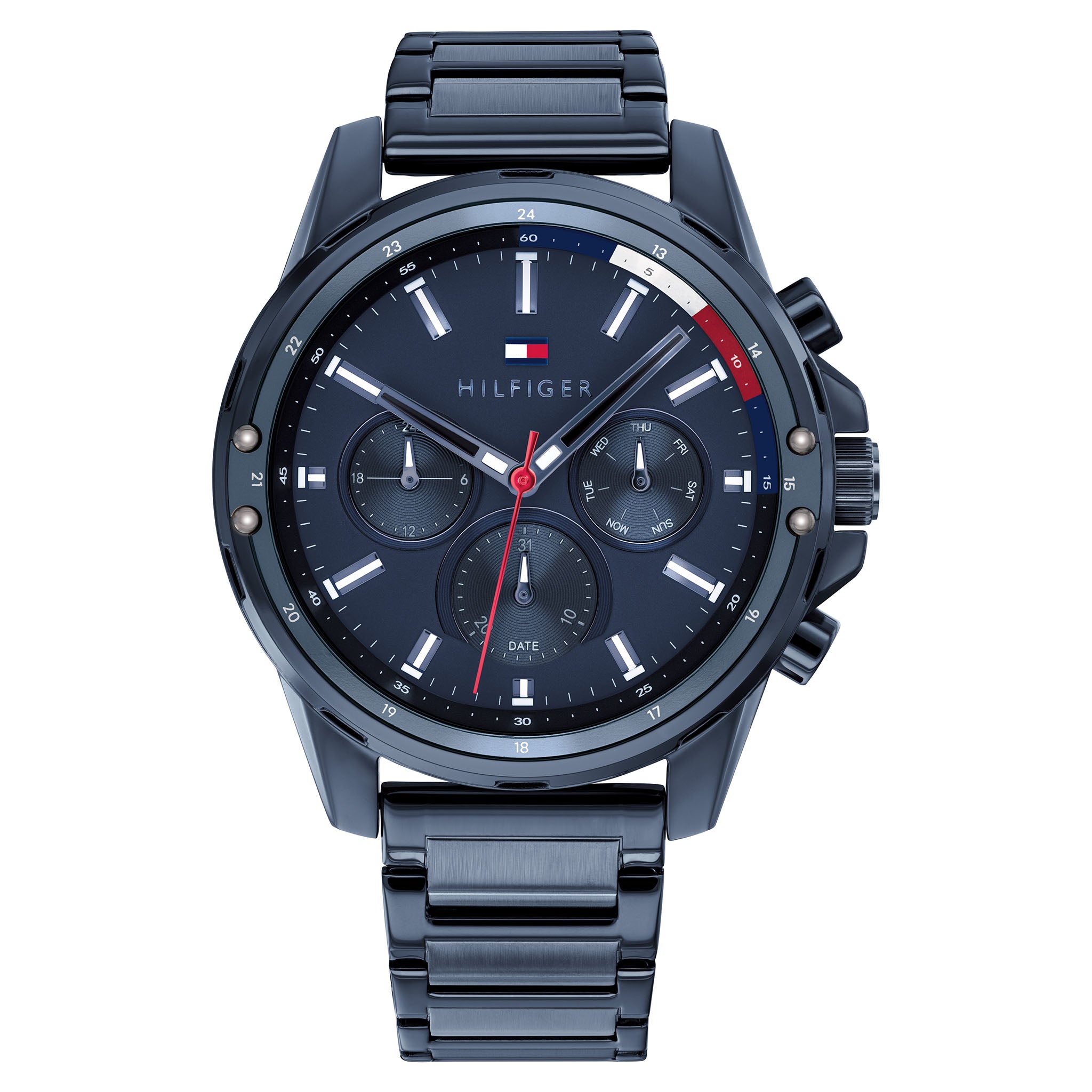 Tommy Hilfiger Mason Blue Steel Men's Multi-function Watch - 1791789
