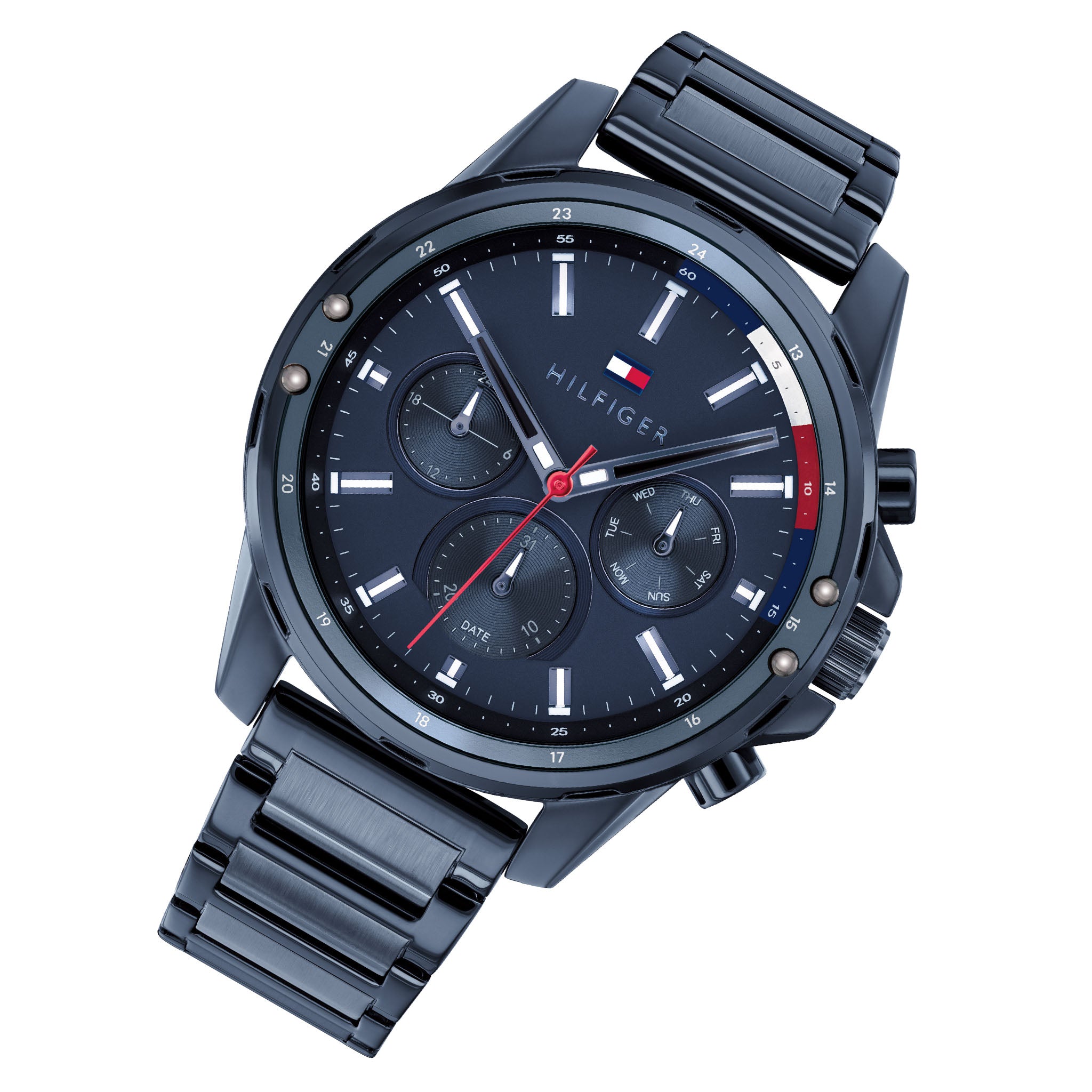 Tommy Hilfiger Mason Blue Steel Men's Multi-function Watch - 1791789