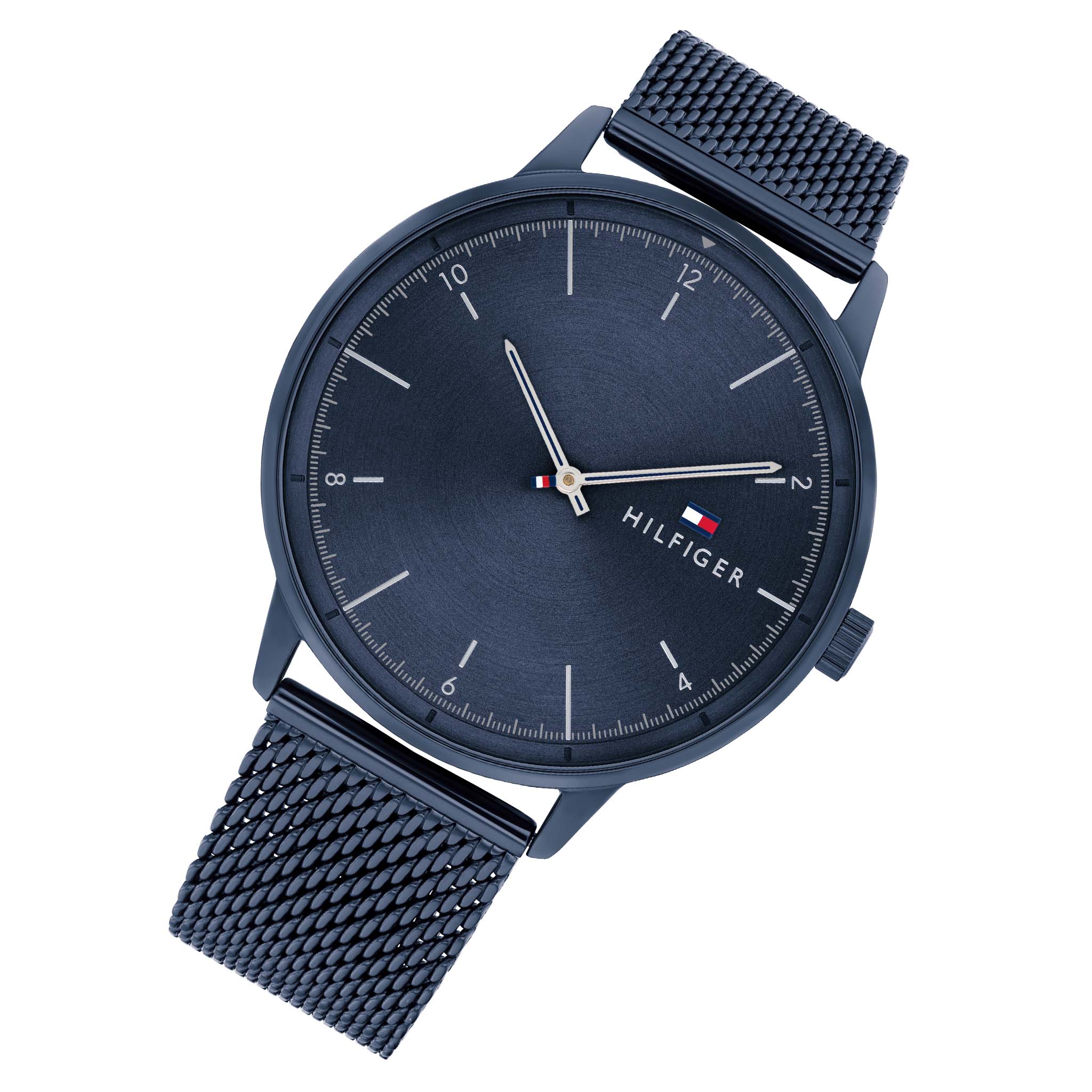 Tommy Hilfiger Steel Mesh Blue Dial Men's Watch - 1791841