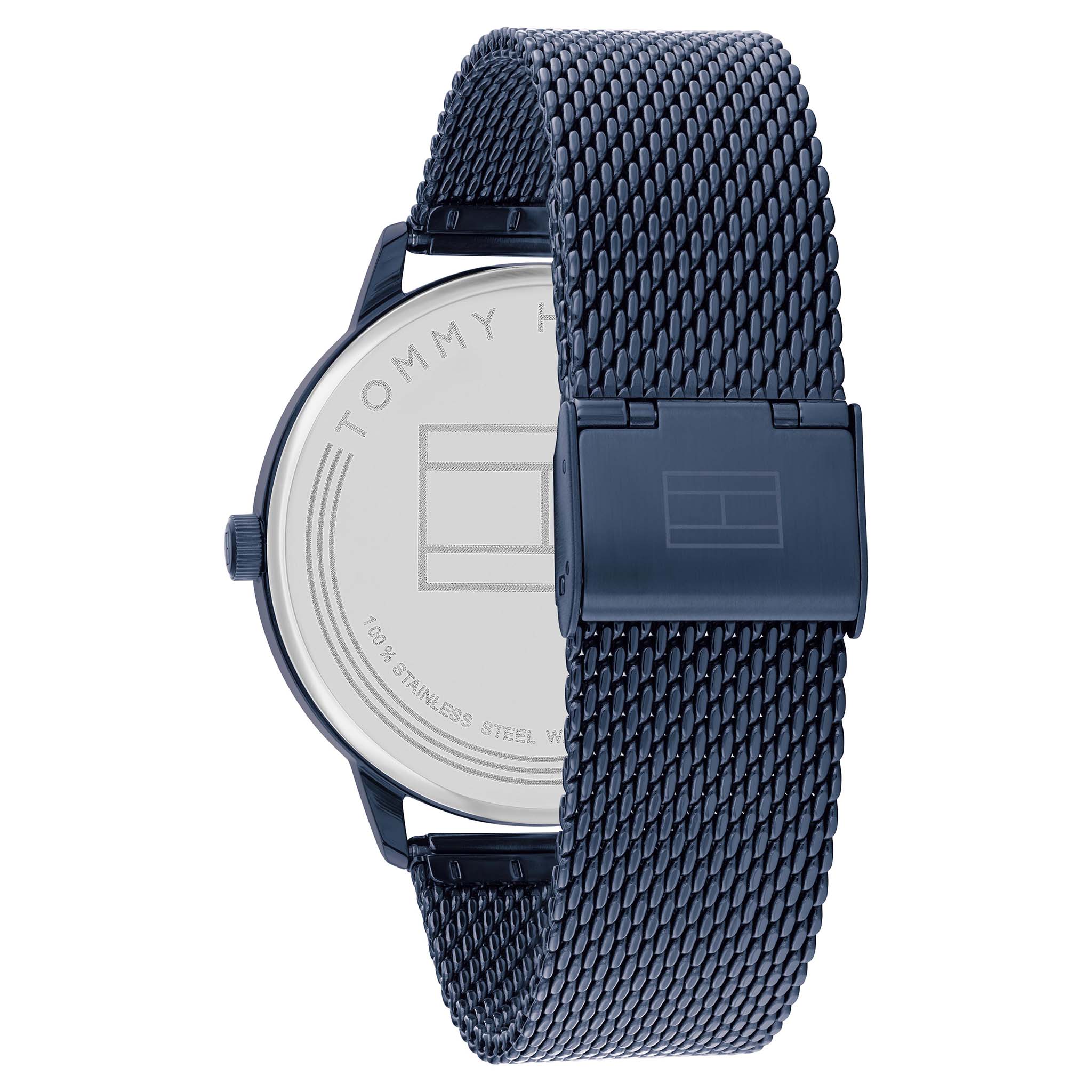 Tommy Hilfiger Steel Mesh Blue Dial Men's Watch - 1791841