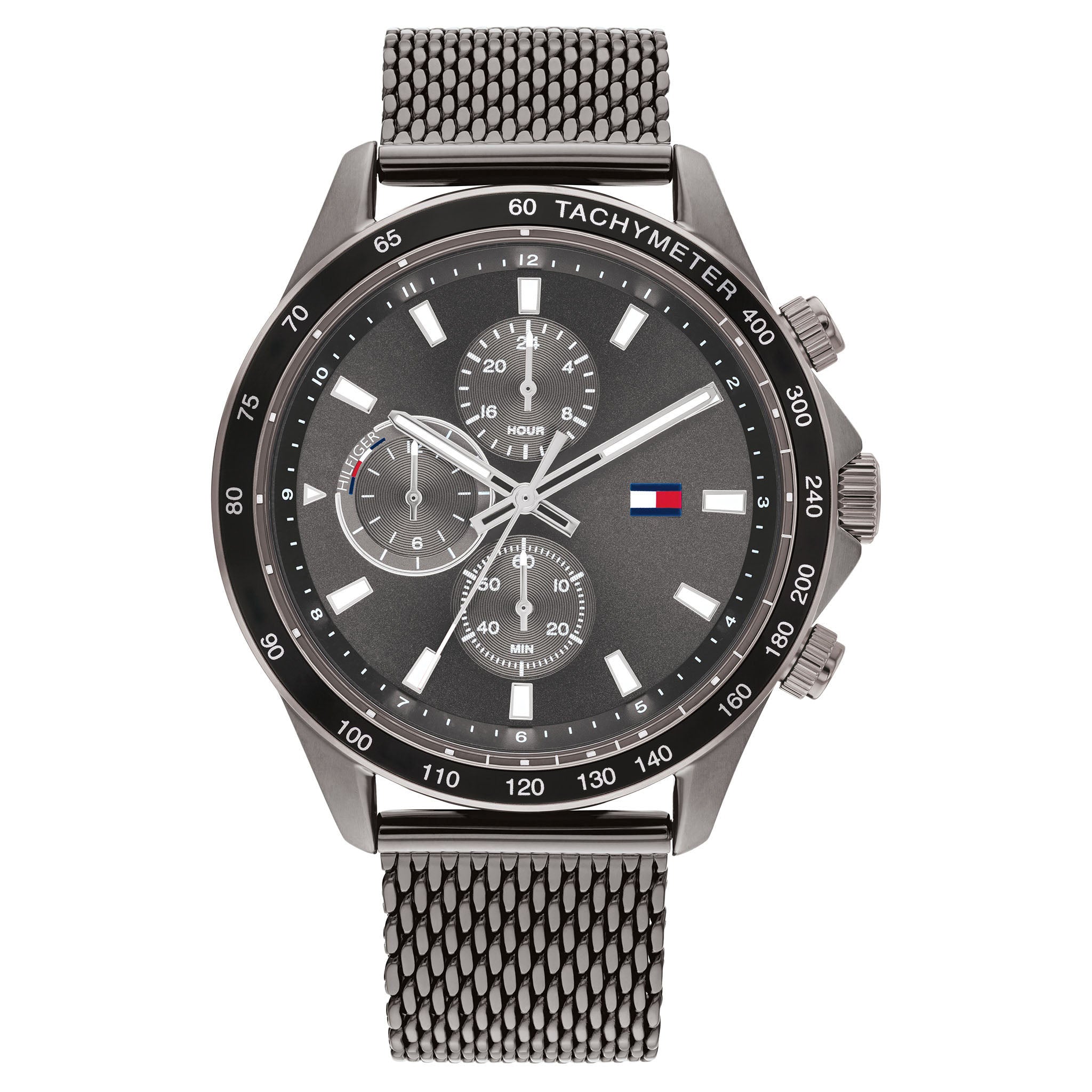 The - 1792019 – Tommy Multi-function Watch Mesh Men\'s Factory Grey Hilfiger Australia Watch