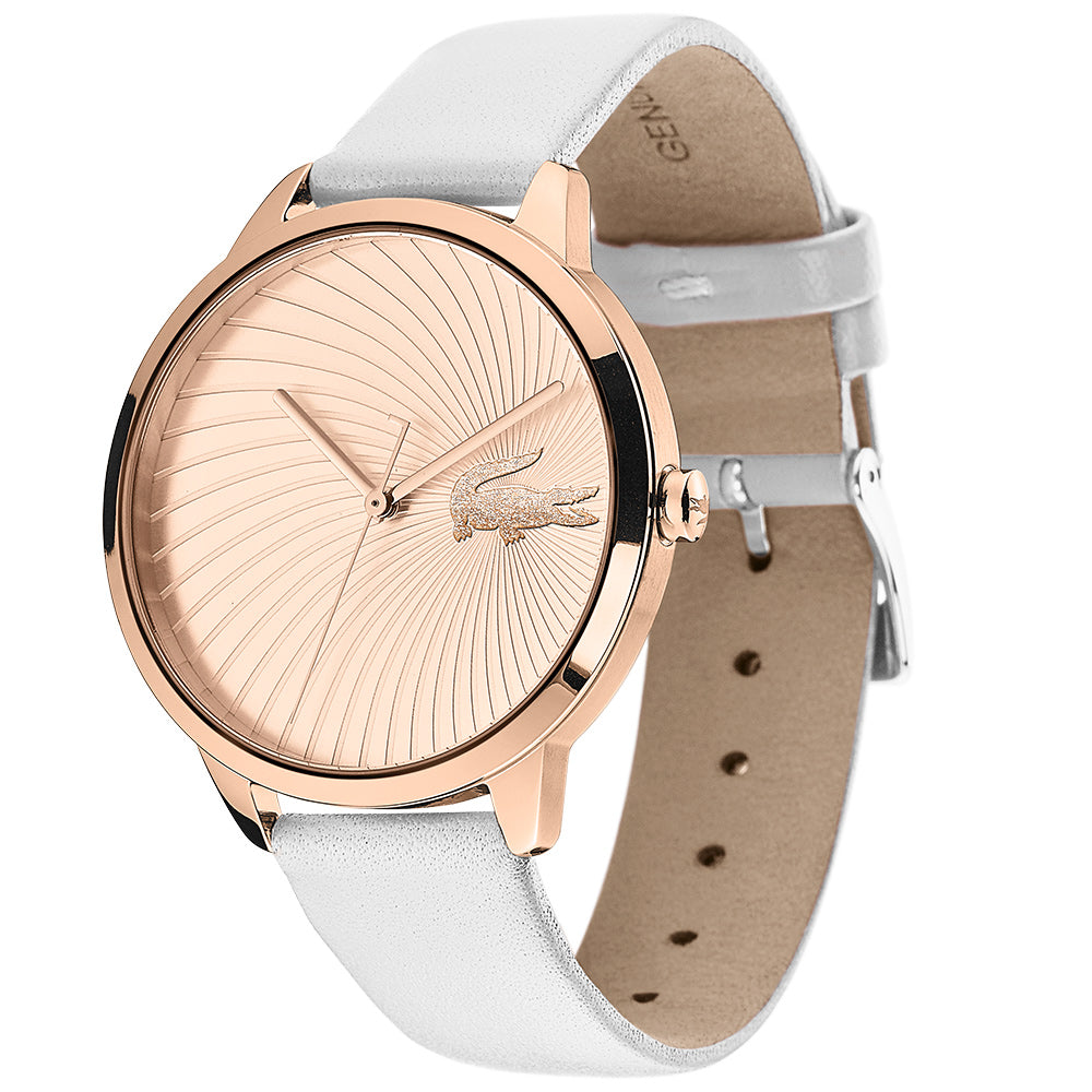 Lacoste Lexi White Leather Ladies Watch - 2001068