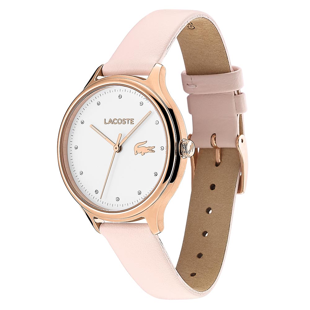 Lacoste Constance Pink Leather Women's Watch - 2001087