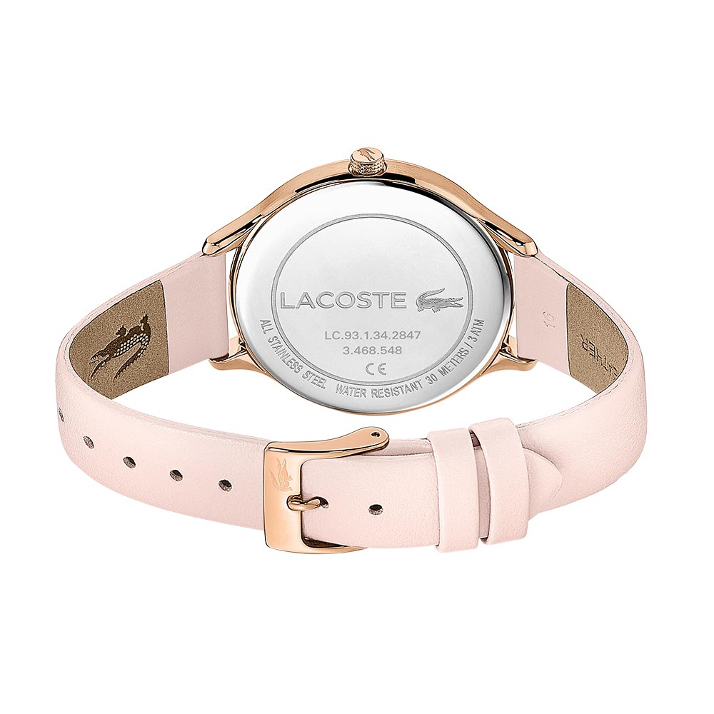 Lacoste Constance Pink Leather Women's Watch - 2001087