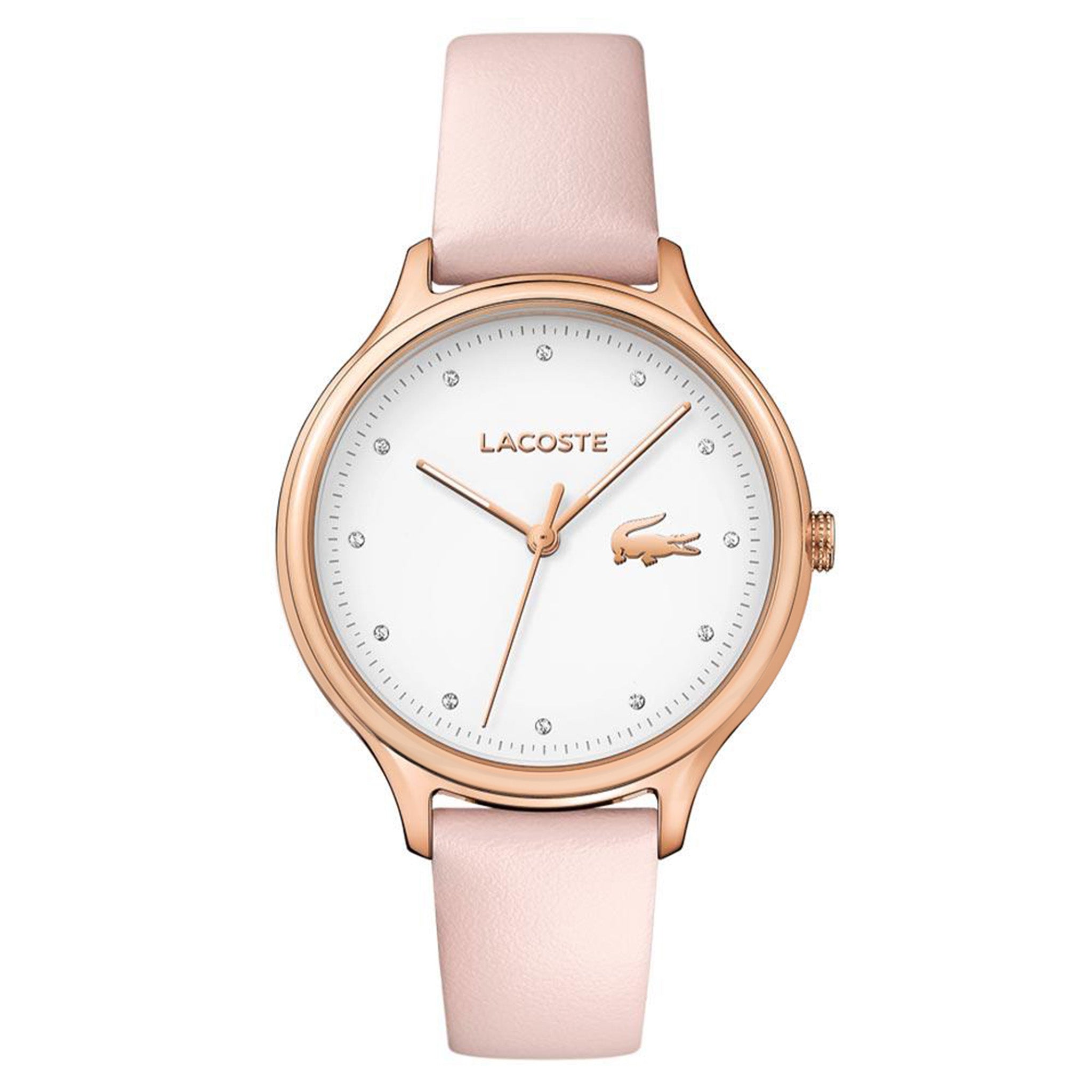 Lacoste Constance Pink Leather Women's Watch - 2001087