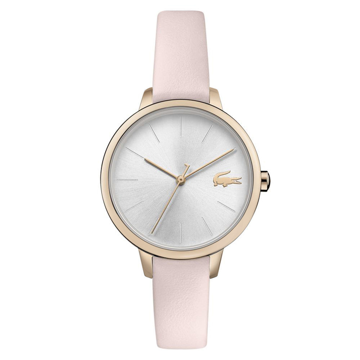 Lacoste Cannes Pink Leather Ladies Watch - 2001101