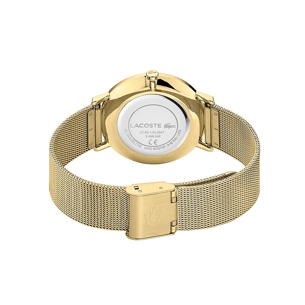 Lacoste Moon Gold Mesh Women's Watch - 2001107