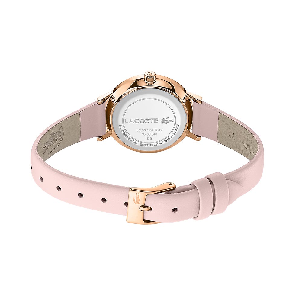 Lacoste Moon Pink Leather Women's Watch - 2001120